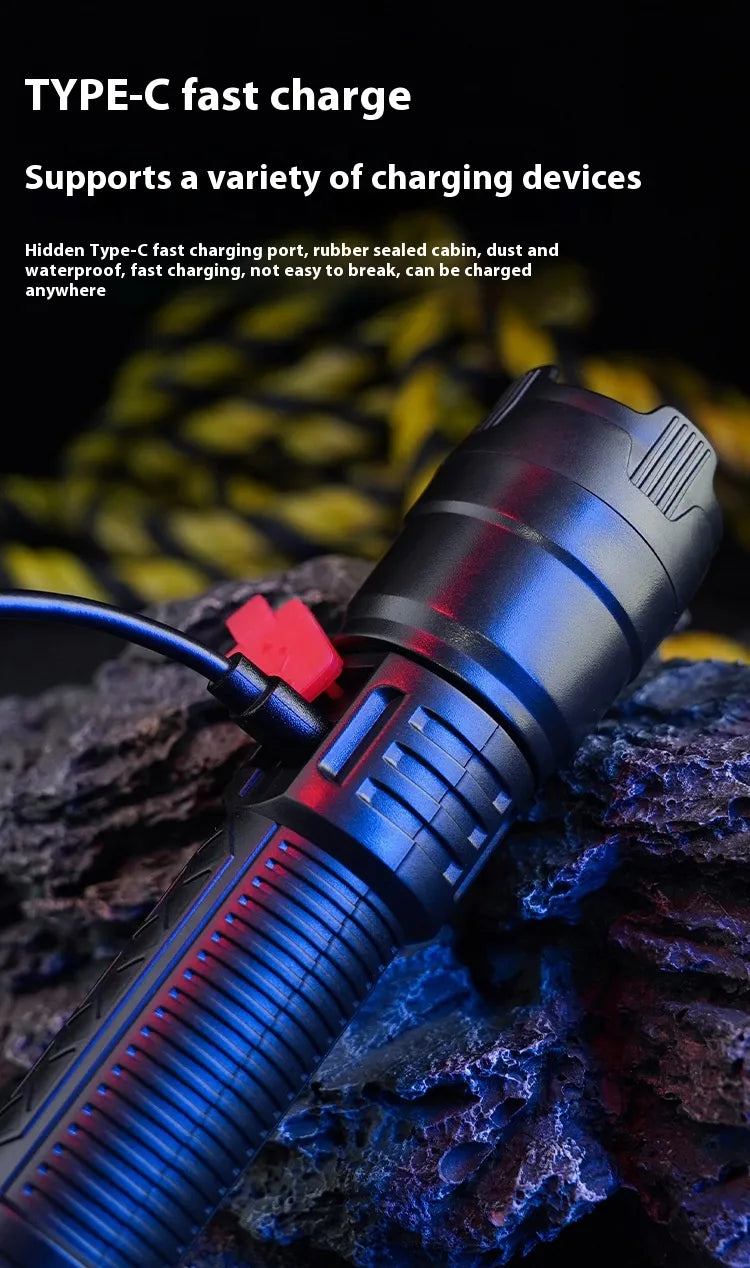 Rechargeable Portable Super Bright Flashlight