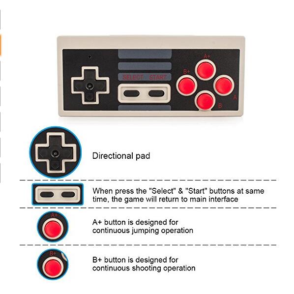 Ny: Trådløs controller til NES mini