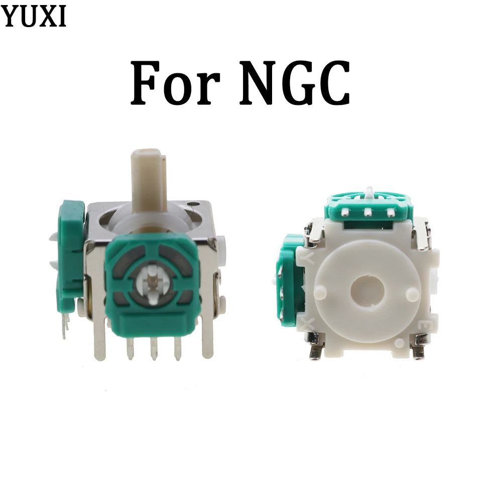YUXI 10PCS/Lot 3D Analog Joysticks Sensor Module Stick Replacement Repair Parts Game Accessoires For Game cube NGC Controller