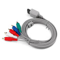 Games Display HD Vivid Color Clear Image Video Input TV Practical 5 Heads Component Cable For WII WIIU