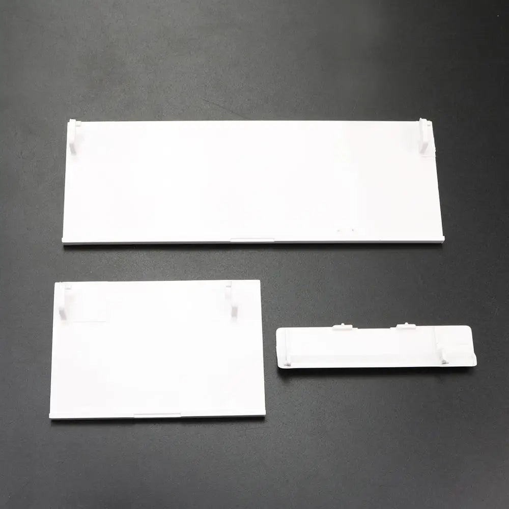 1Set For Wii Memory Card Door Slot Cover 3 in 1 Protective Shell Lid  Game Console For Nintend WII Black White Replacement Part