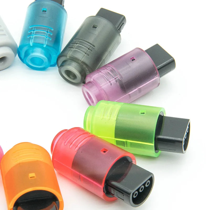 Replacement 3 Pin colorful male Connector Game Controller Socket plug for N64 wired controller