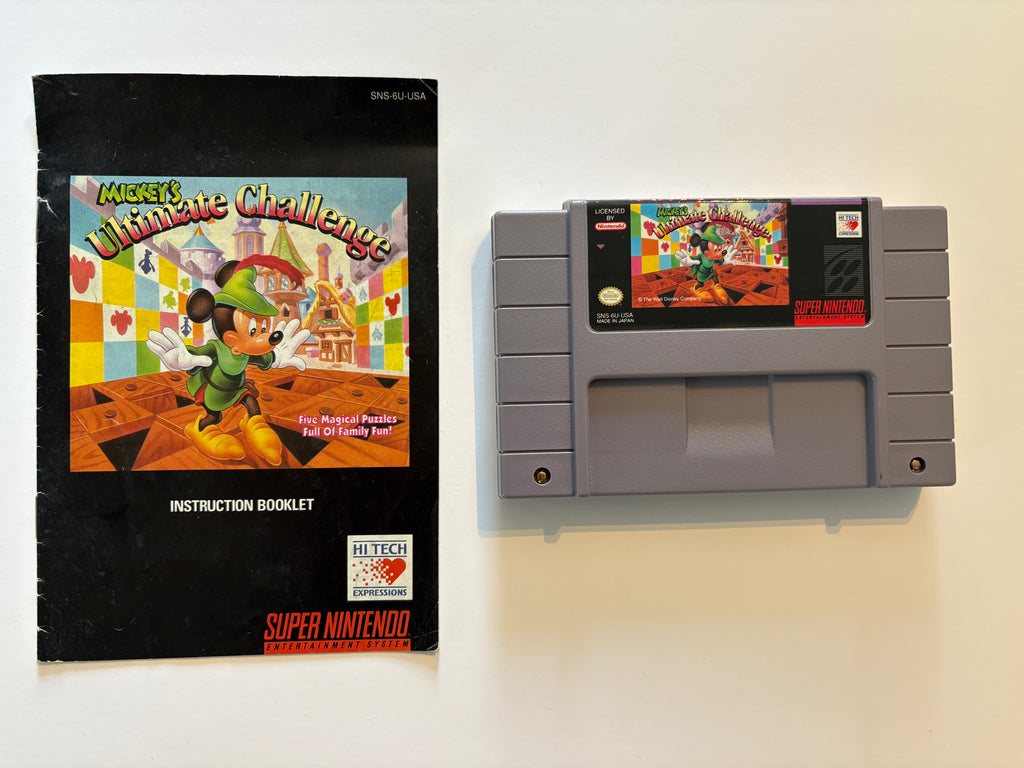 SNES - Mickey's Ultimate Challenge