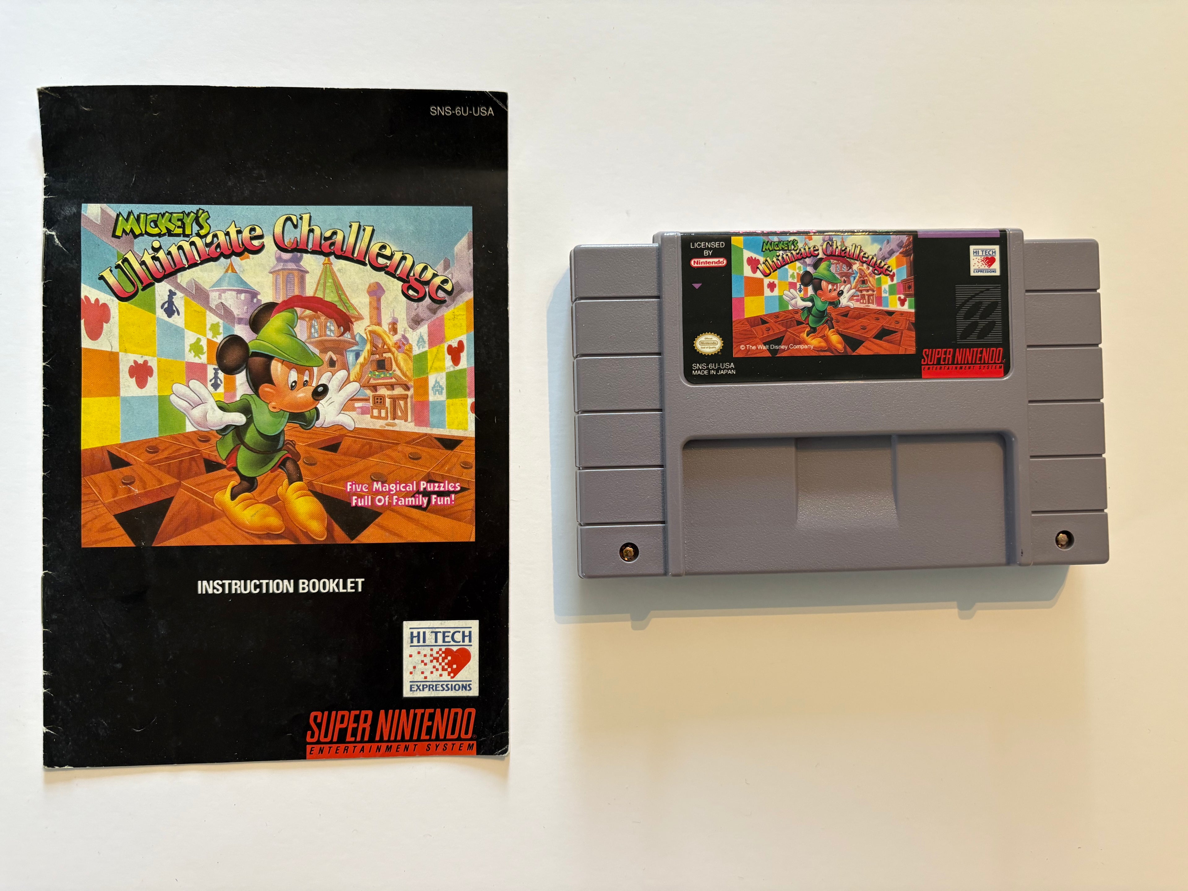 SNES - Mickey's Ultimate Challenge
