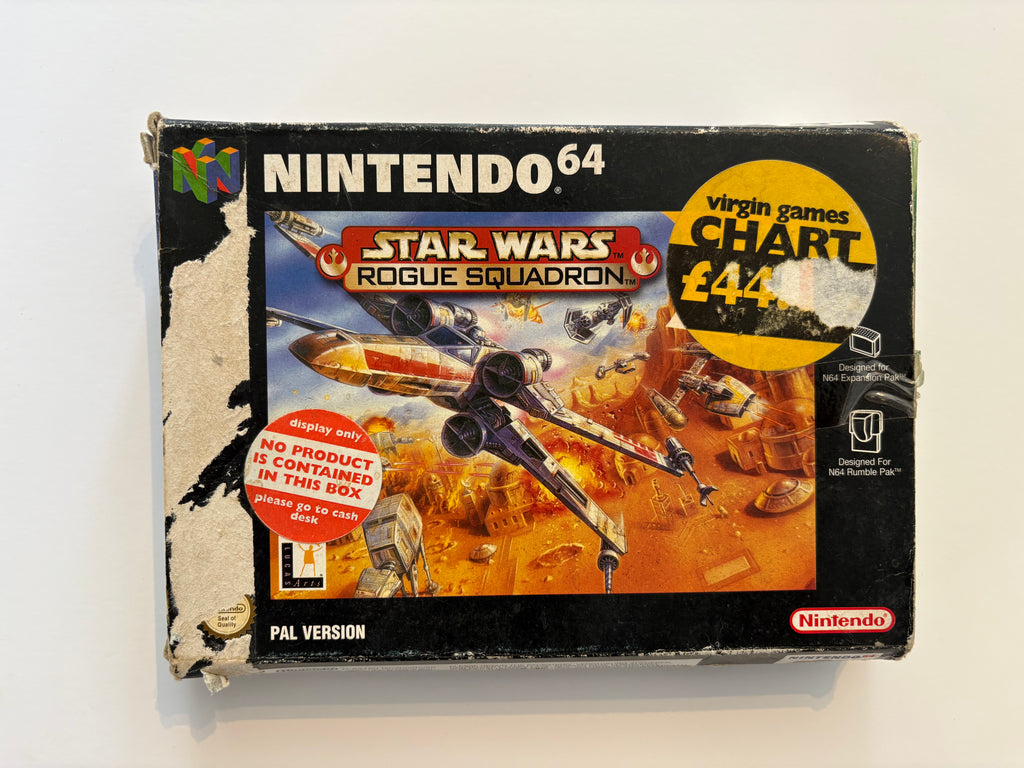 Star Wars Rogue Squadron - i original kasse uden manual