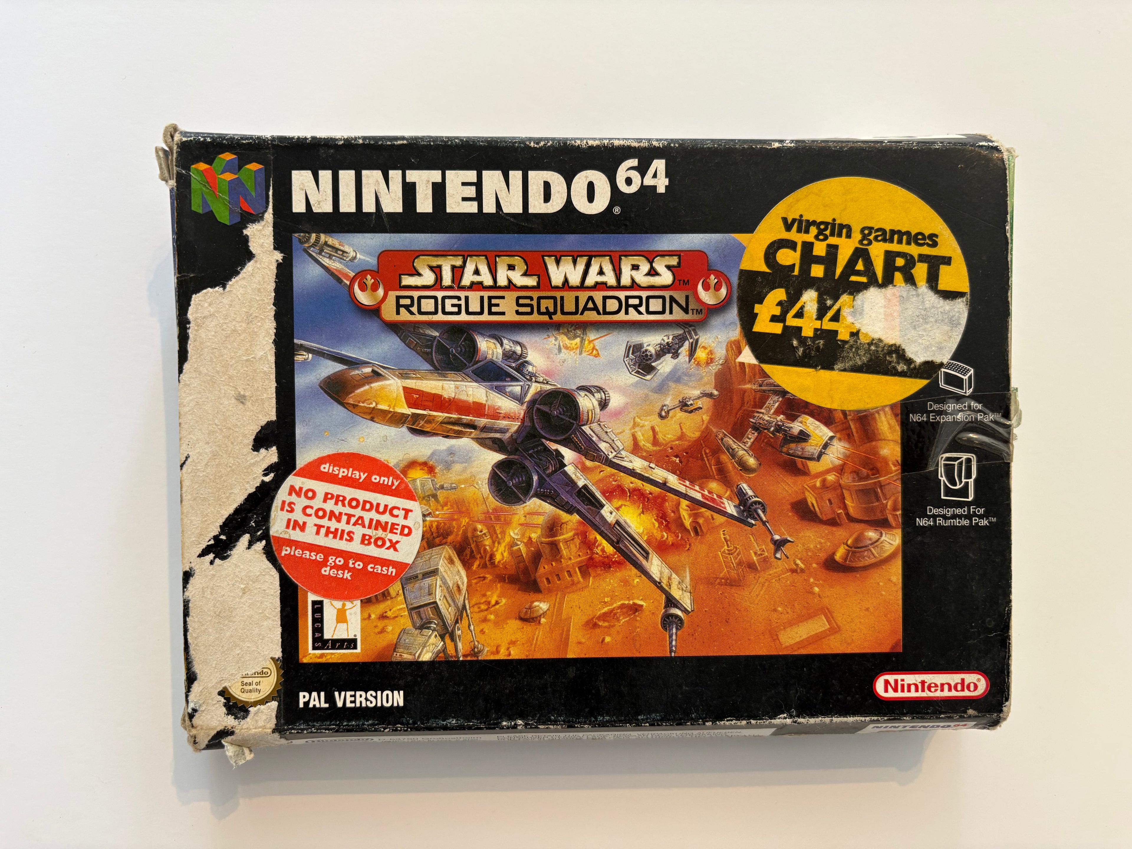 Star Wars Rogue Squadron - i original kasse uden manual