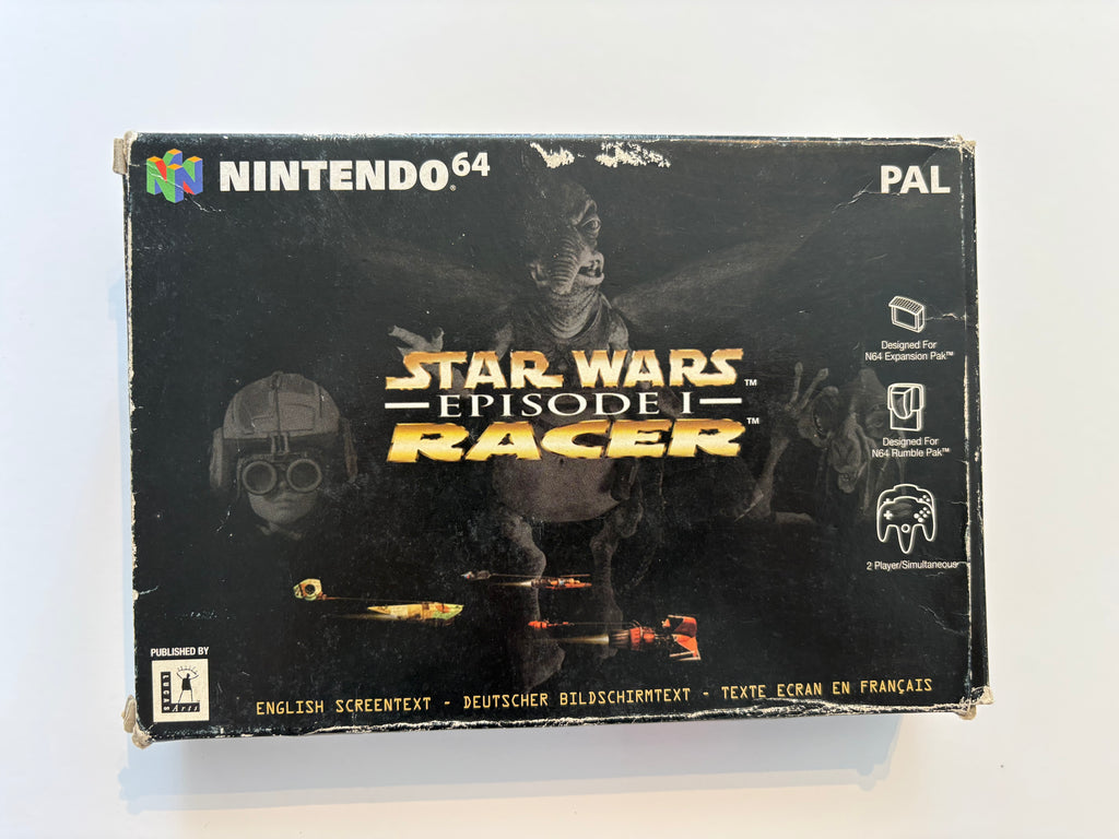 Star Wars Episode 1 Racer - i original kasse uden manual
