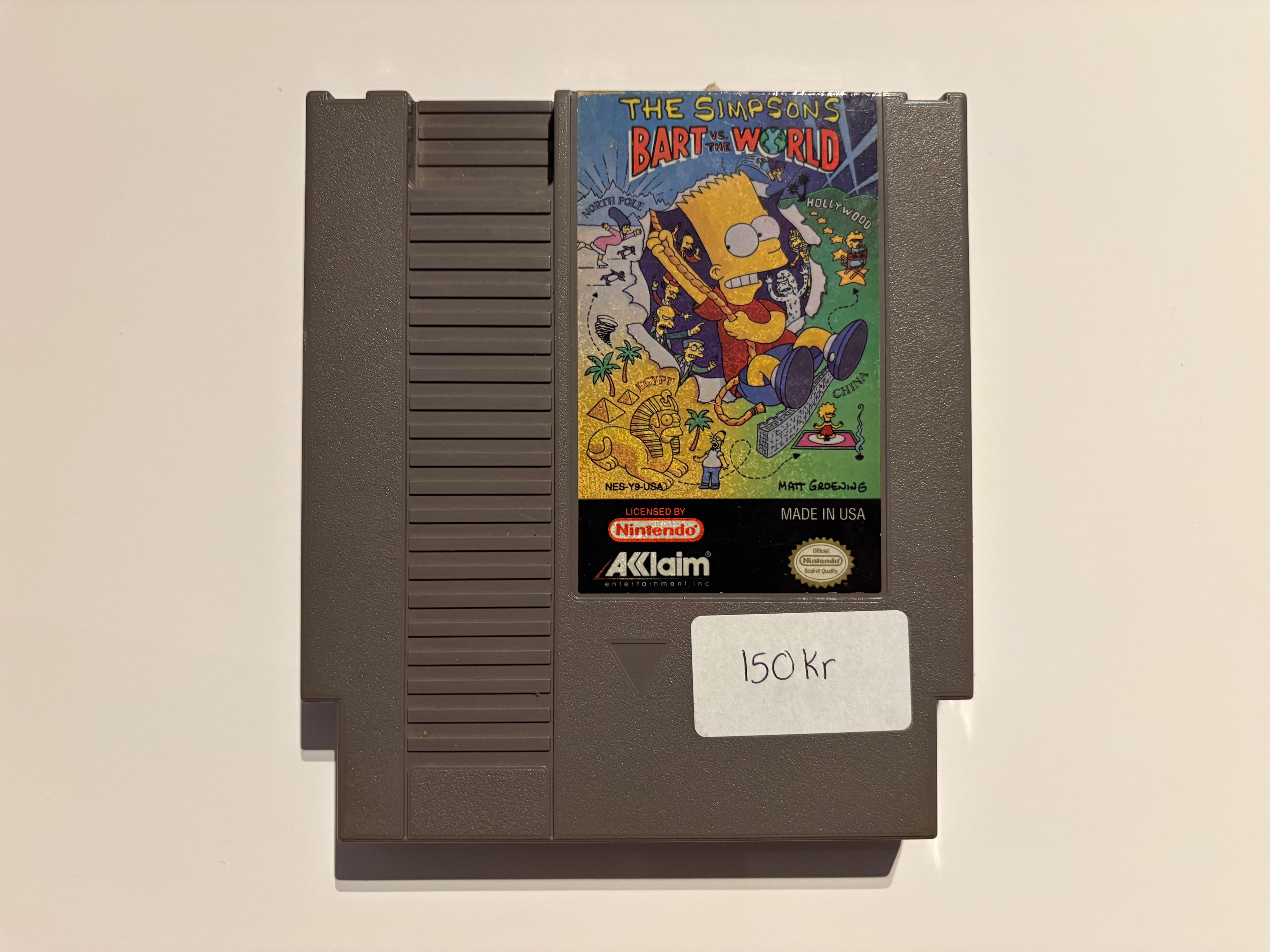 NES - The Simpsons Bart vs. The World