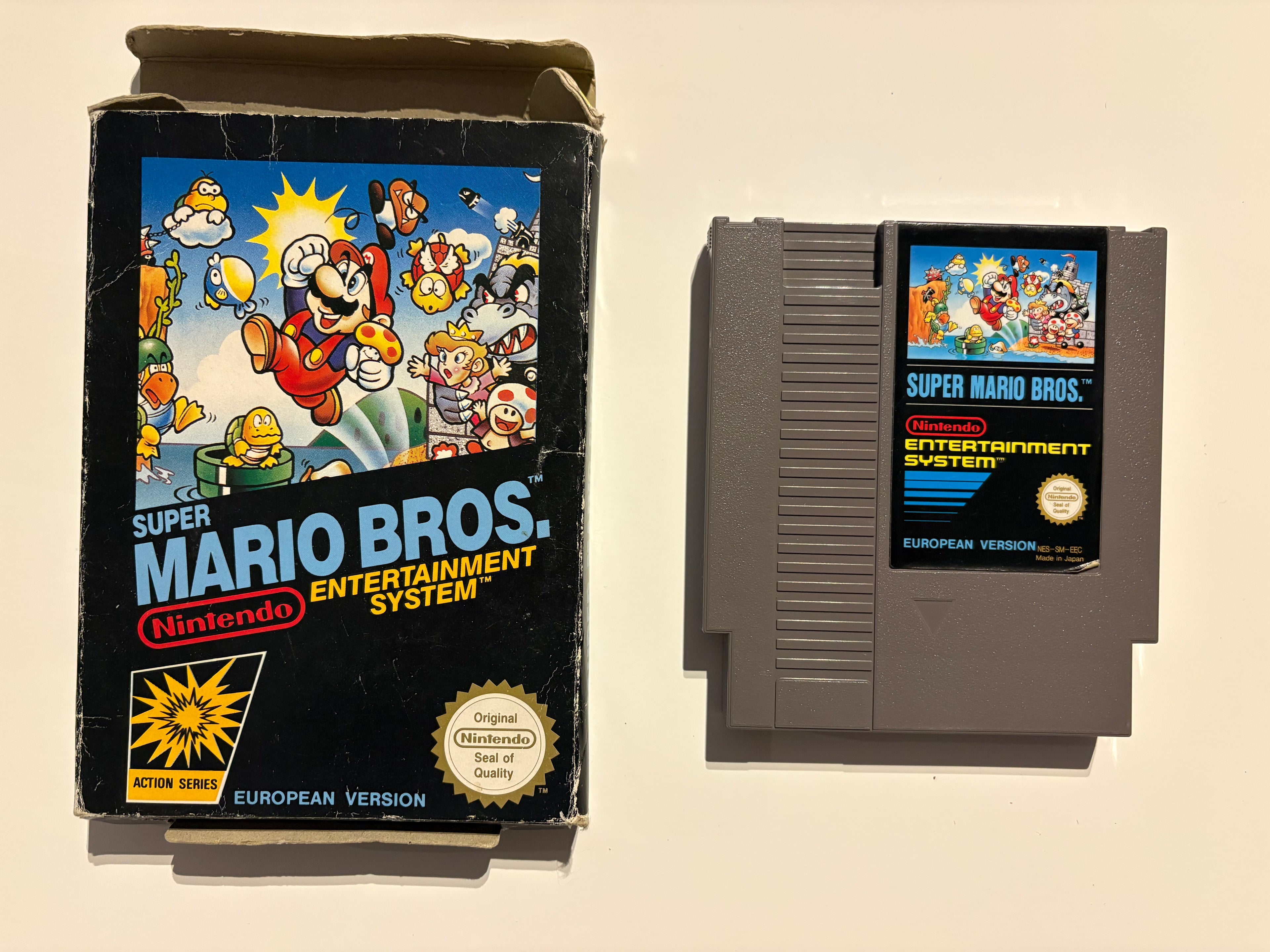 NES - Super Mario Bros + Kasse - uden manual