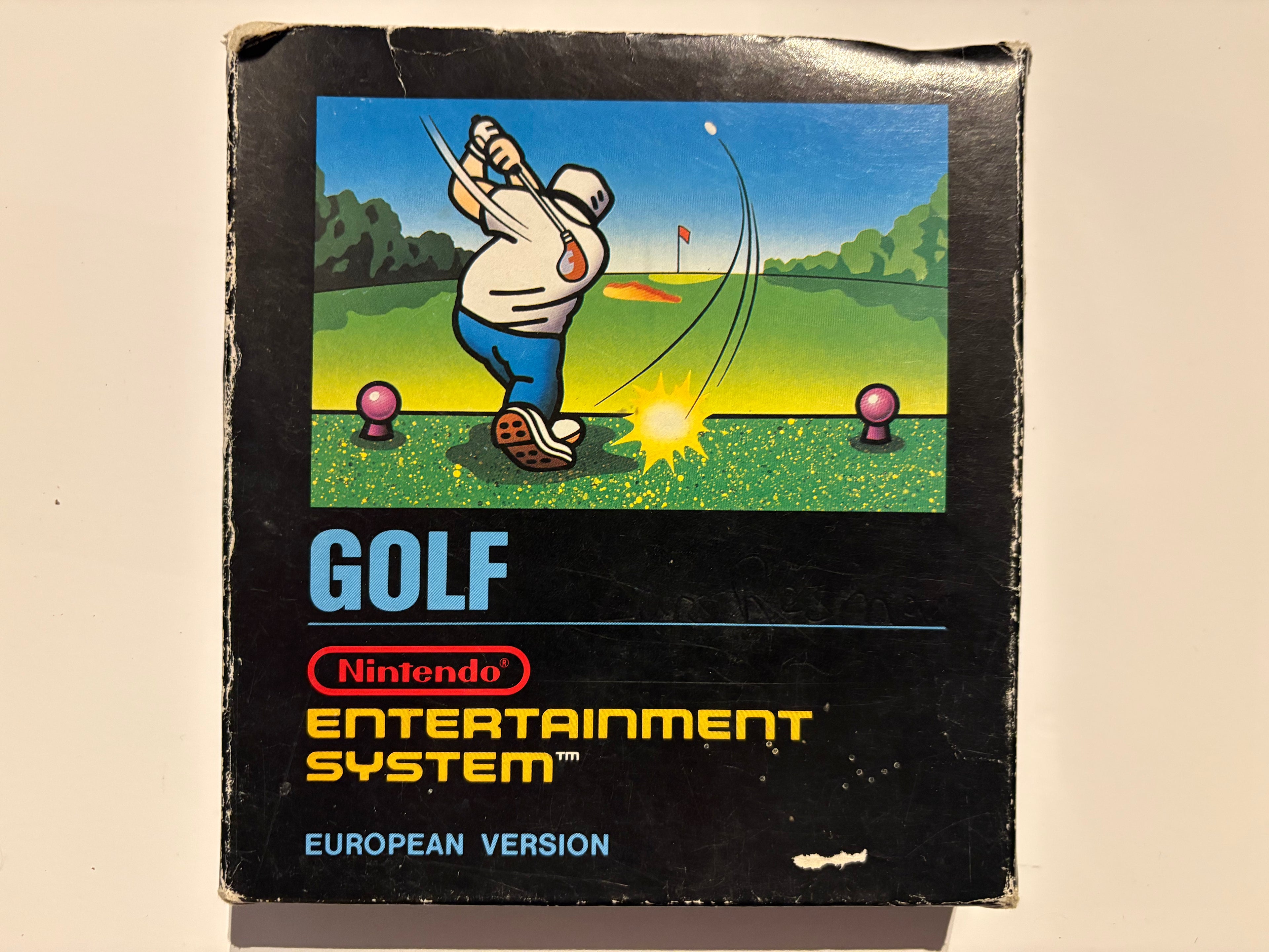 NES - Golf + kasse - uden manual