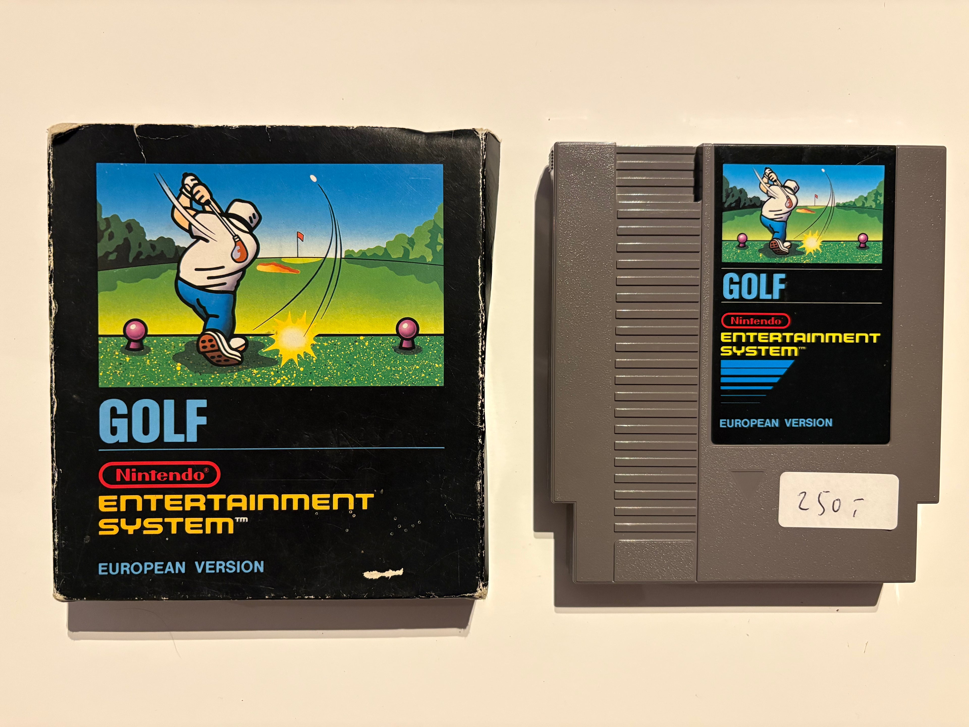 NES - Golf + kasse - uden manual