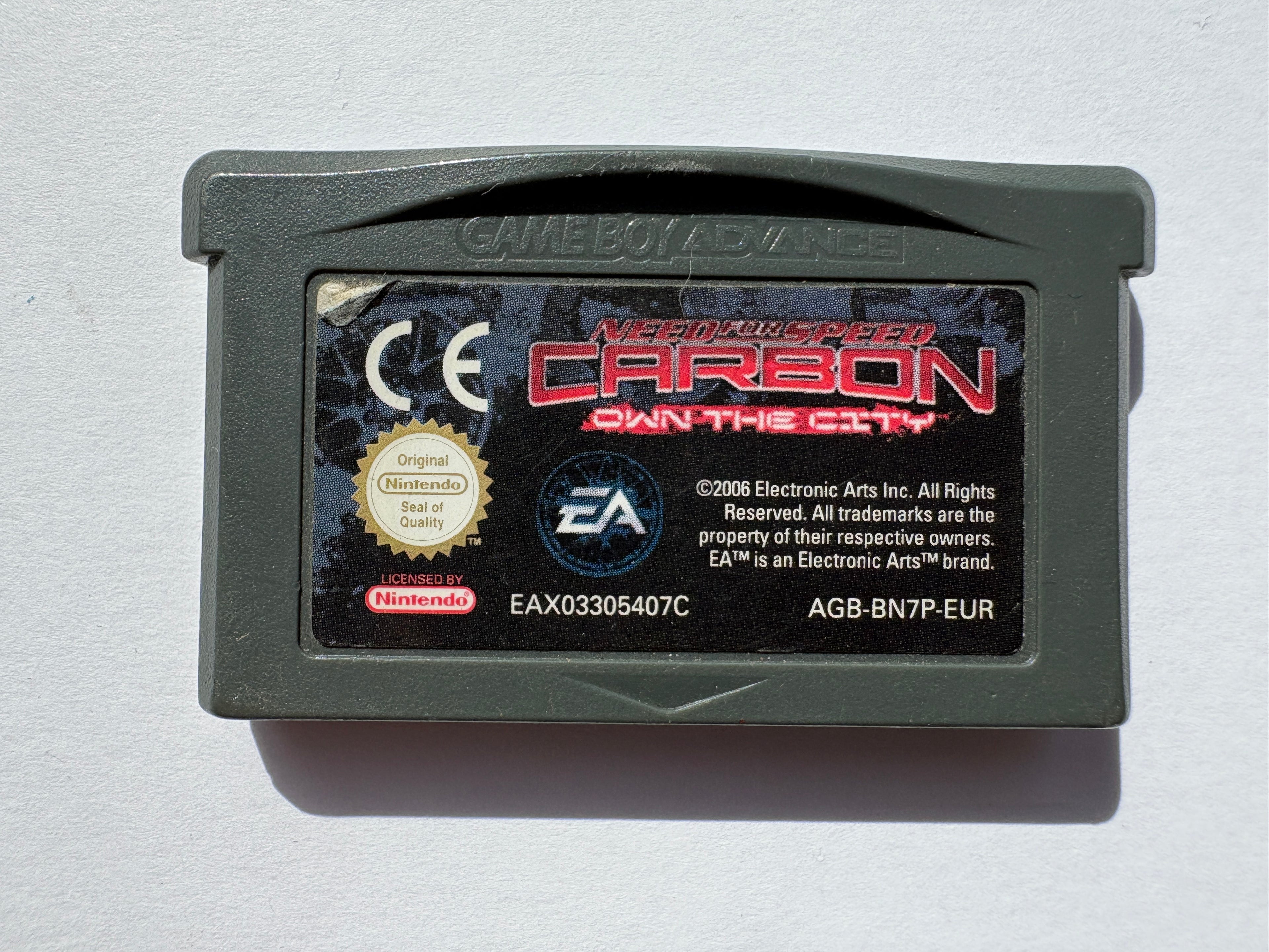 GBA - Need For Speed Carbon