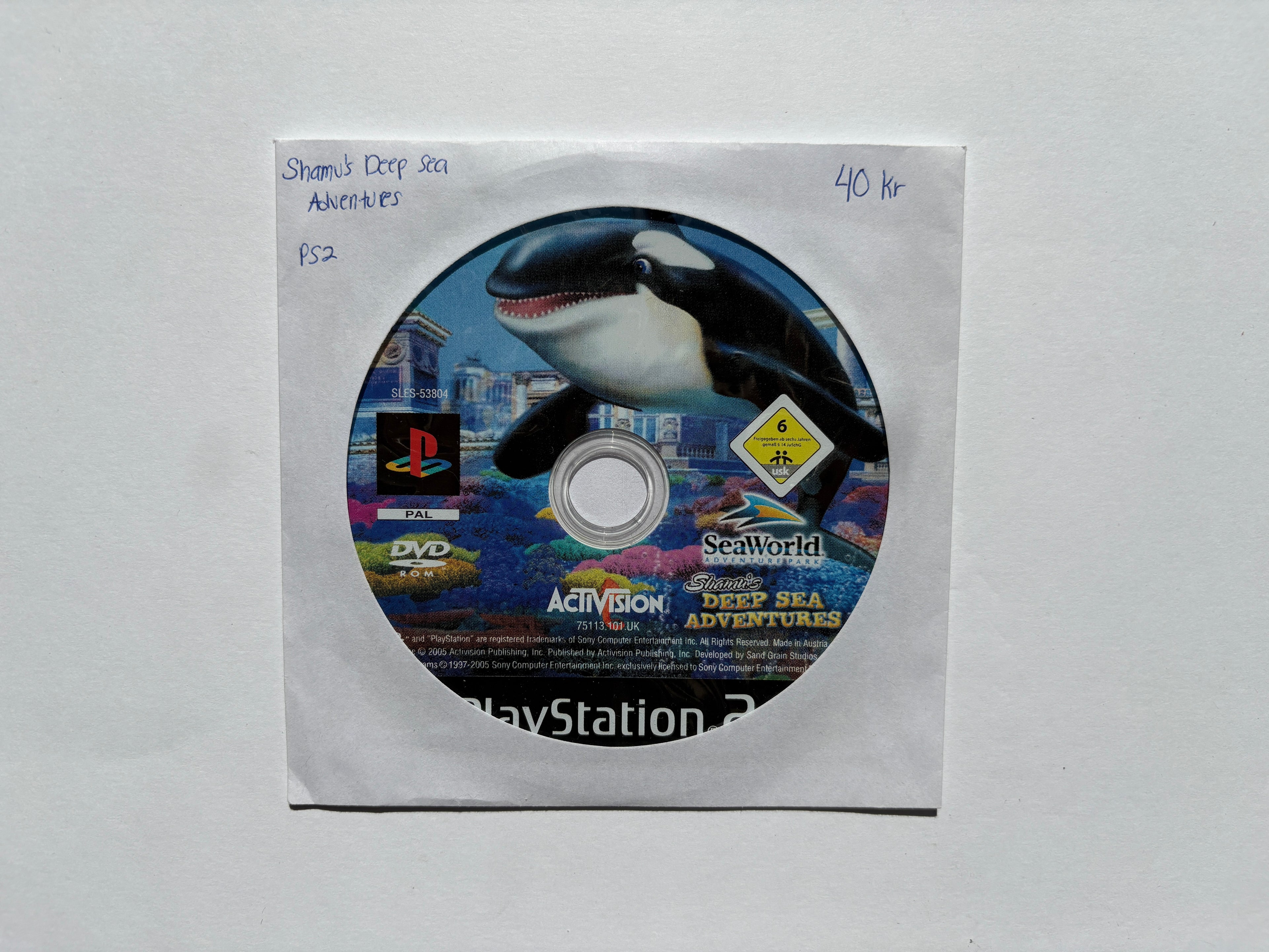 PS2 - Shamu's Deep Sea Adventure