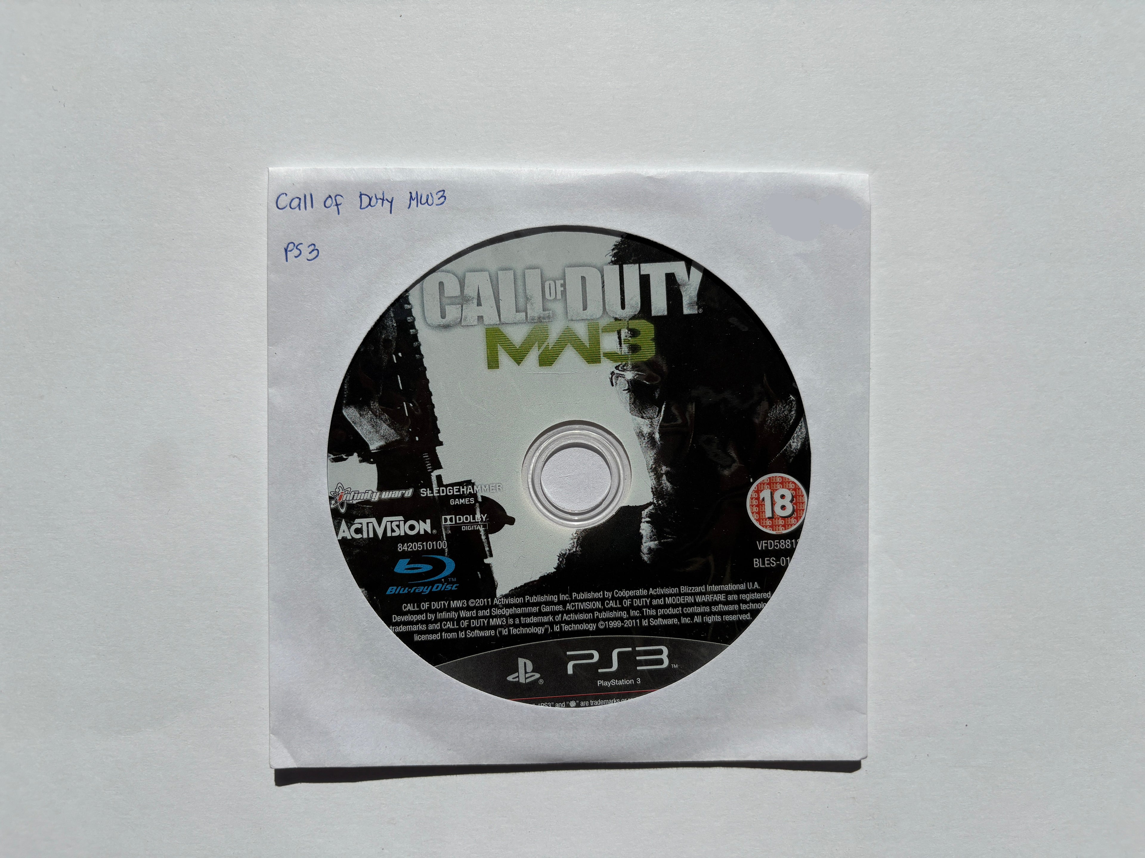 PS3 - Call of Duty Modern Warfare 3