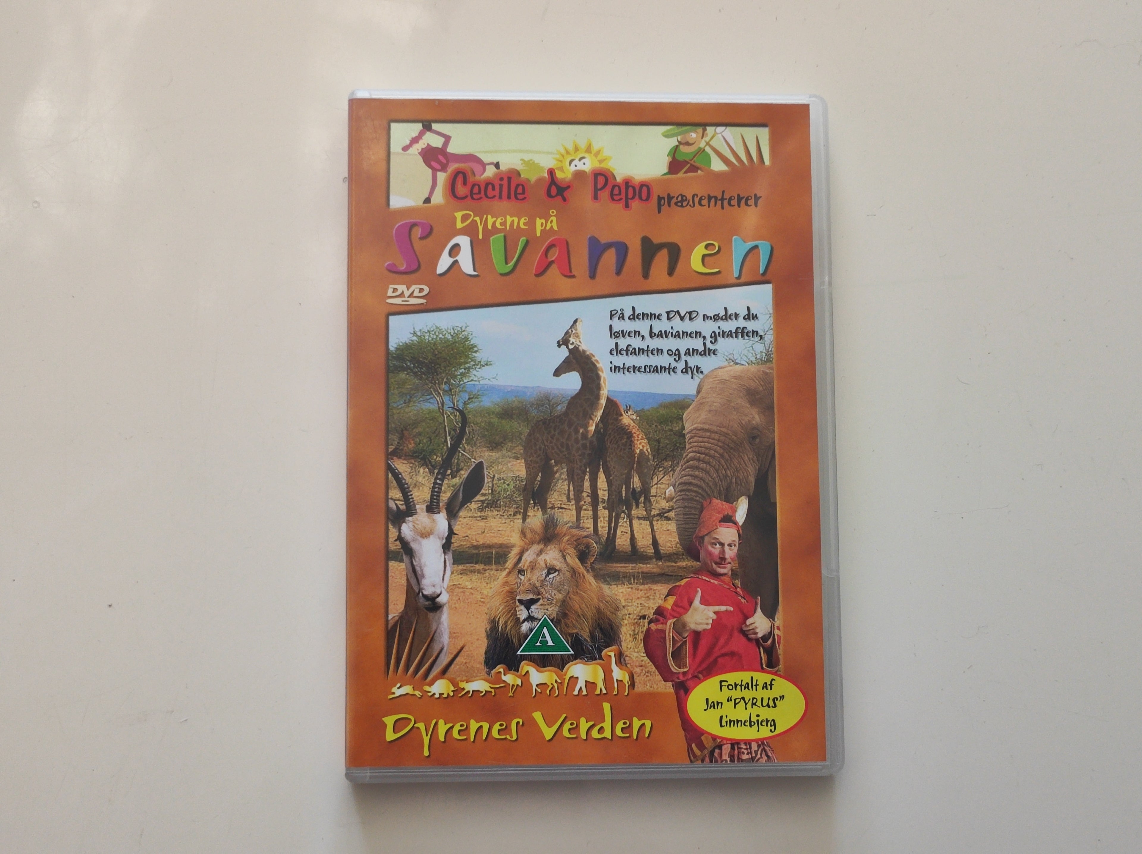 DVD - Cecile & Pepo Præsenterer: Dyrene På Savannen