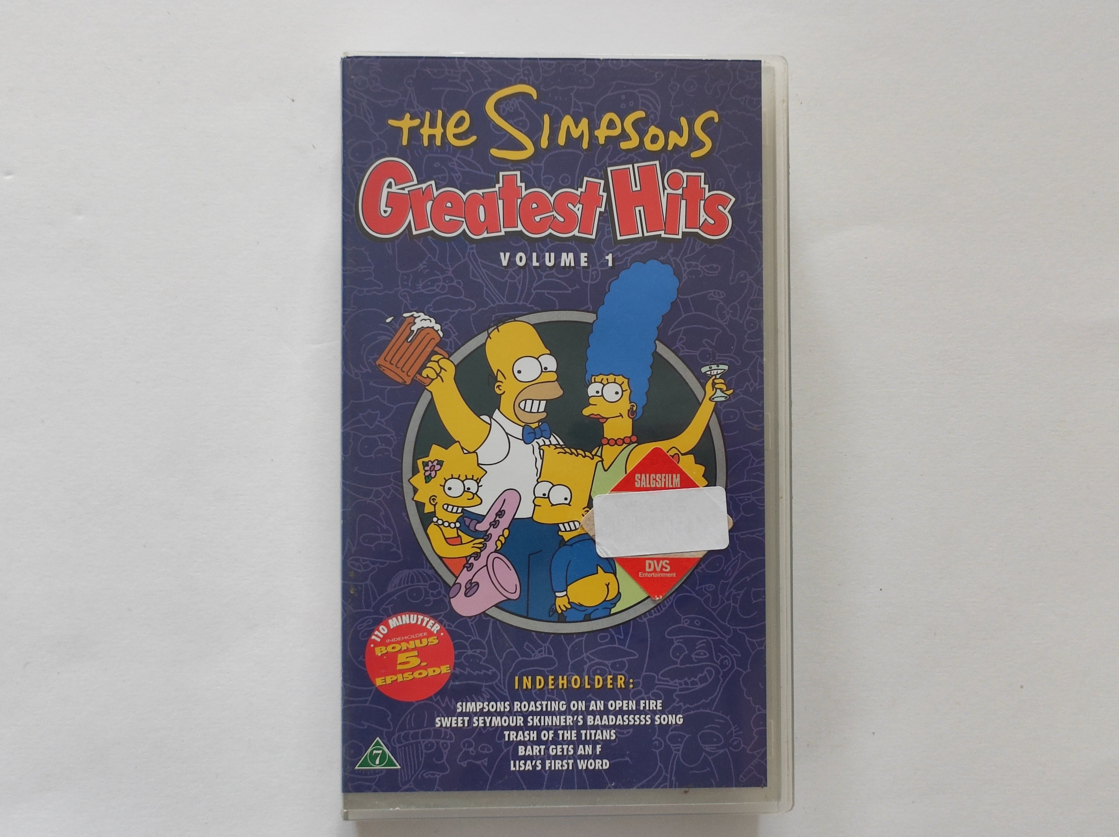 VHS - The Simpsons: Greatest Hits Volume 1