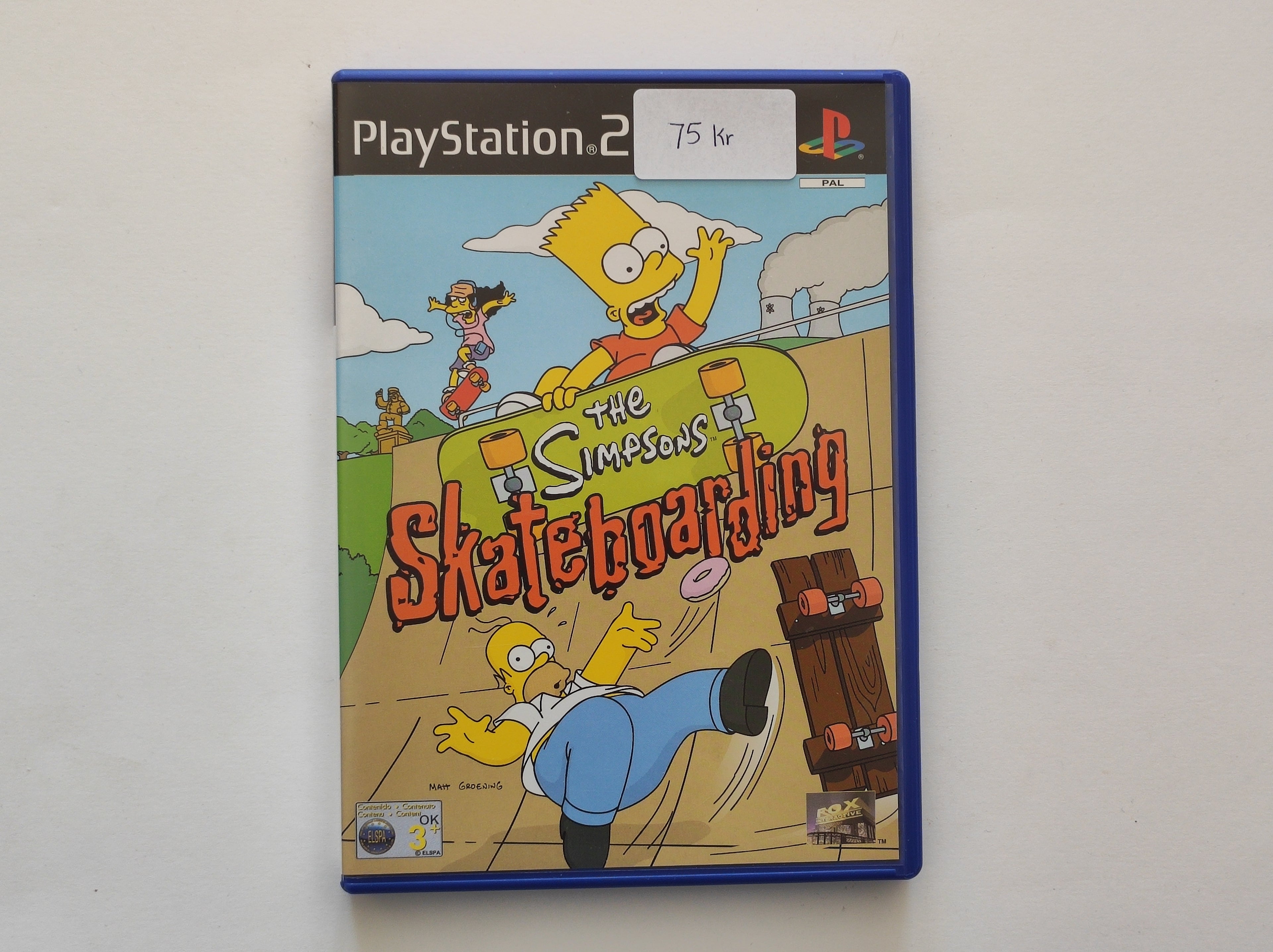 PS2 - The Simpsons Skateboarding