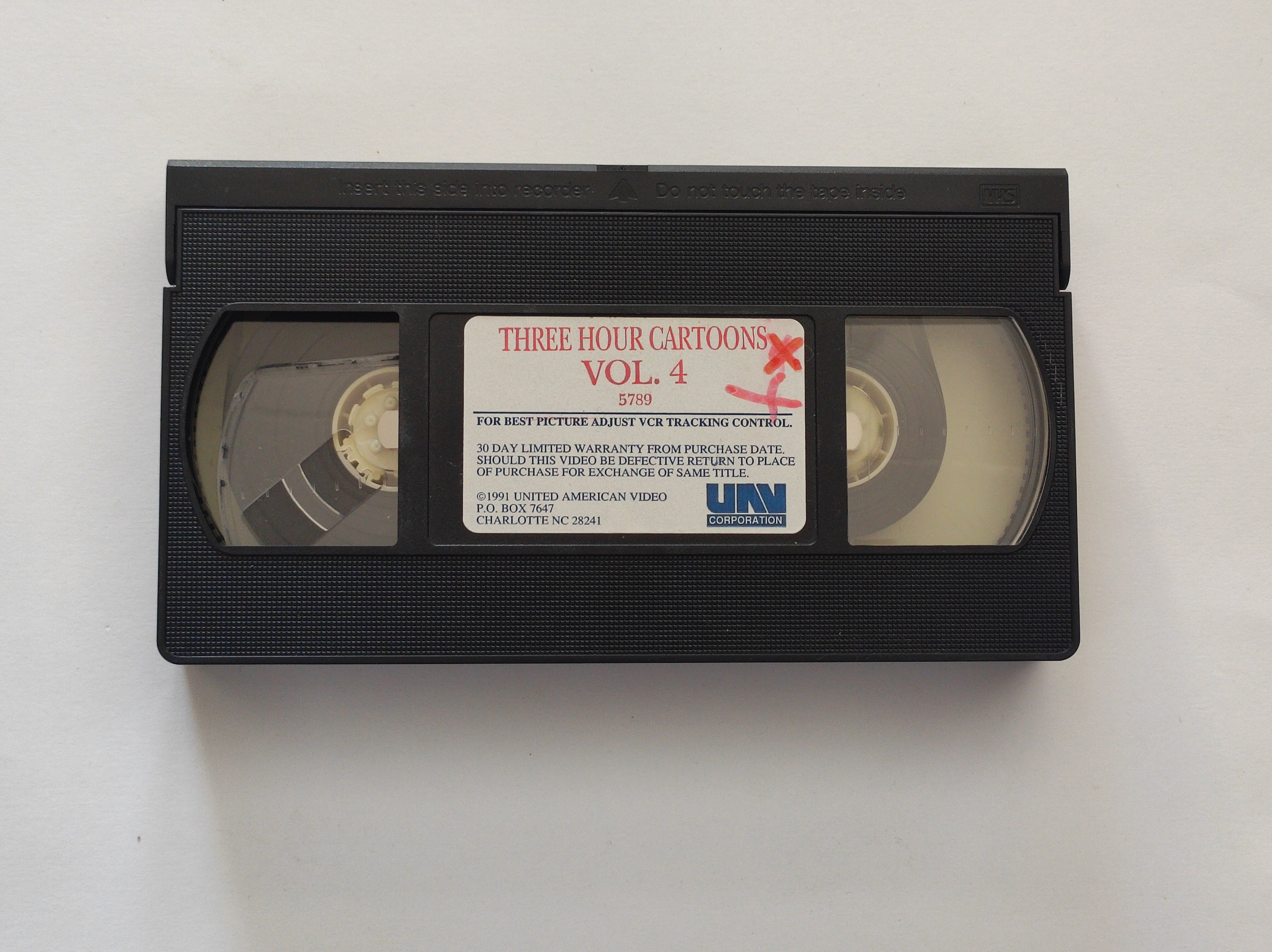 VHS - 3 Hour Cartoons Volume 4