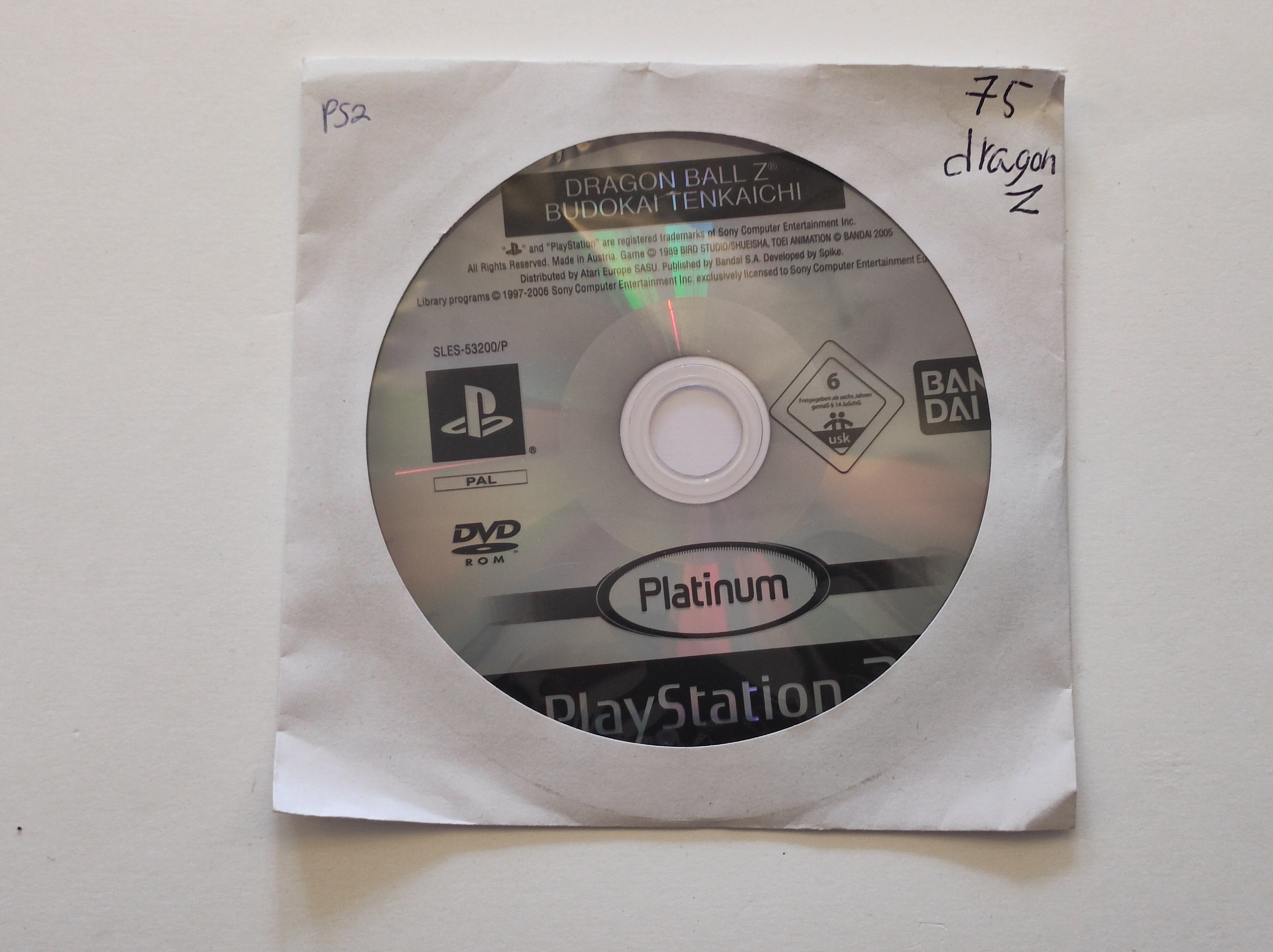 PS2 - Dragon Ball Z: Budokai Tenkaichi