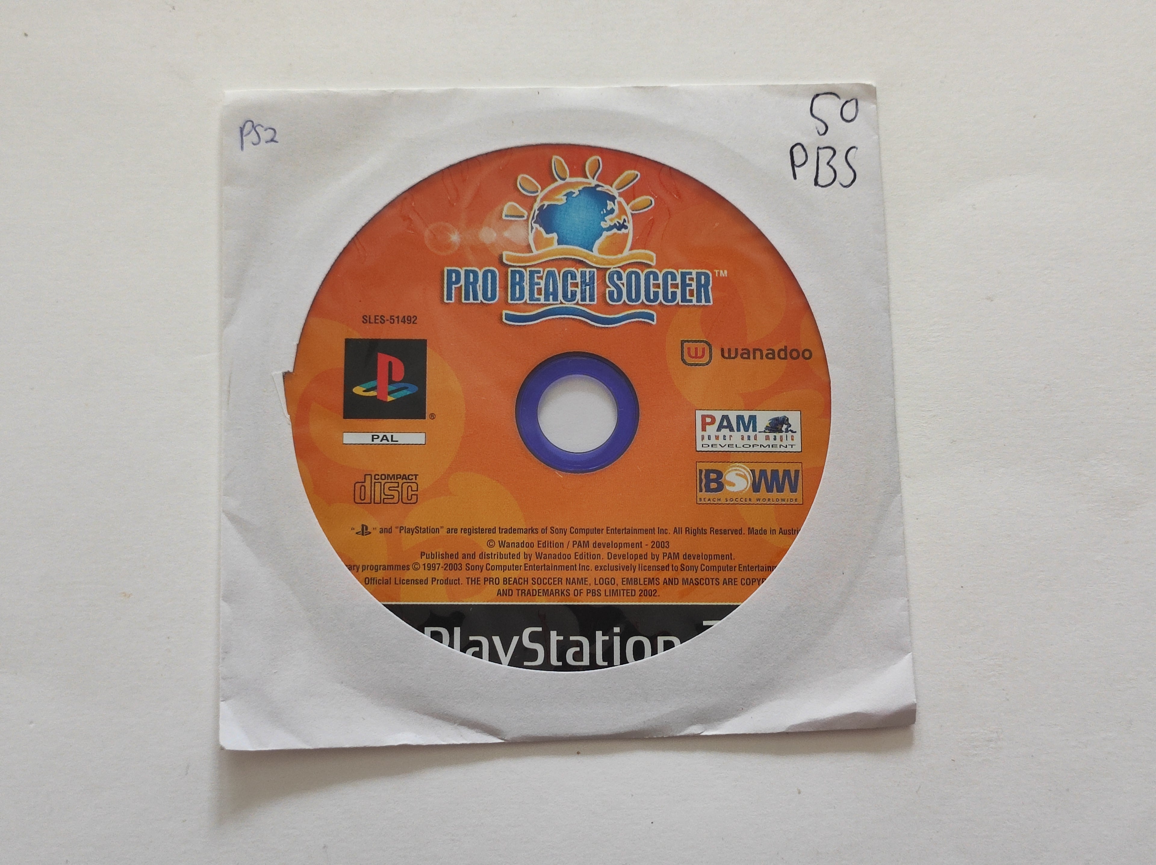 PS2 - Pro Beach Soccer