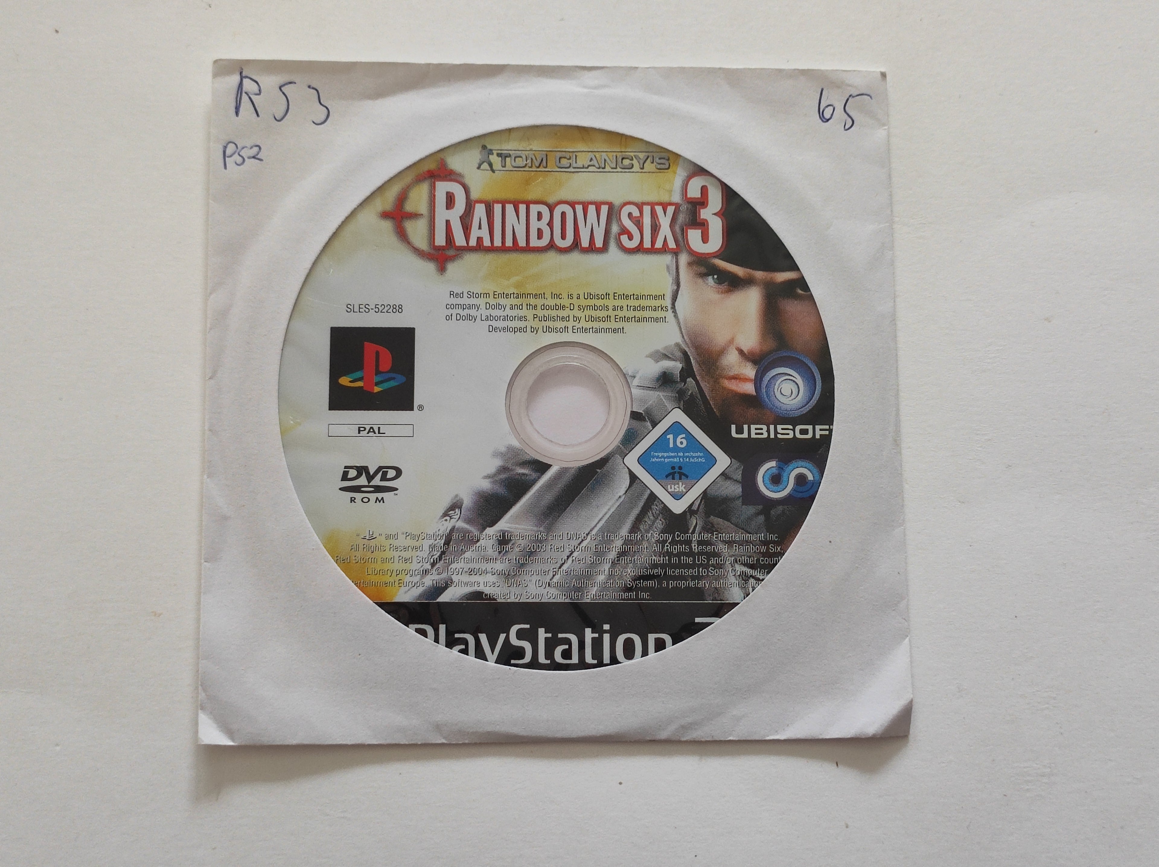 PS2 - Rainbow Six 3
