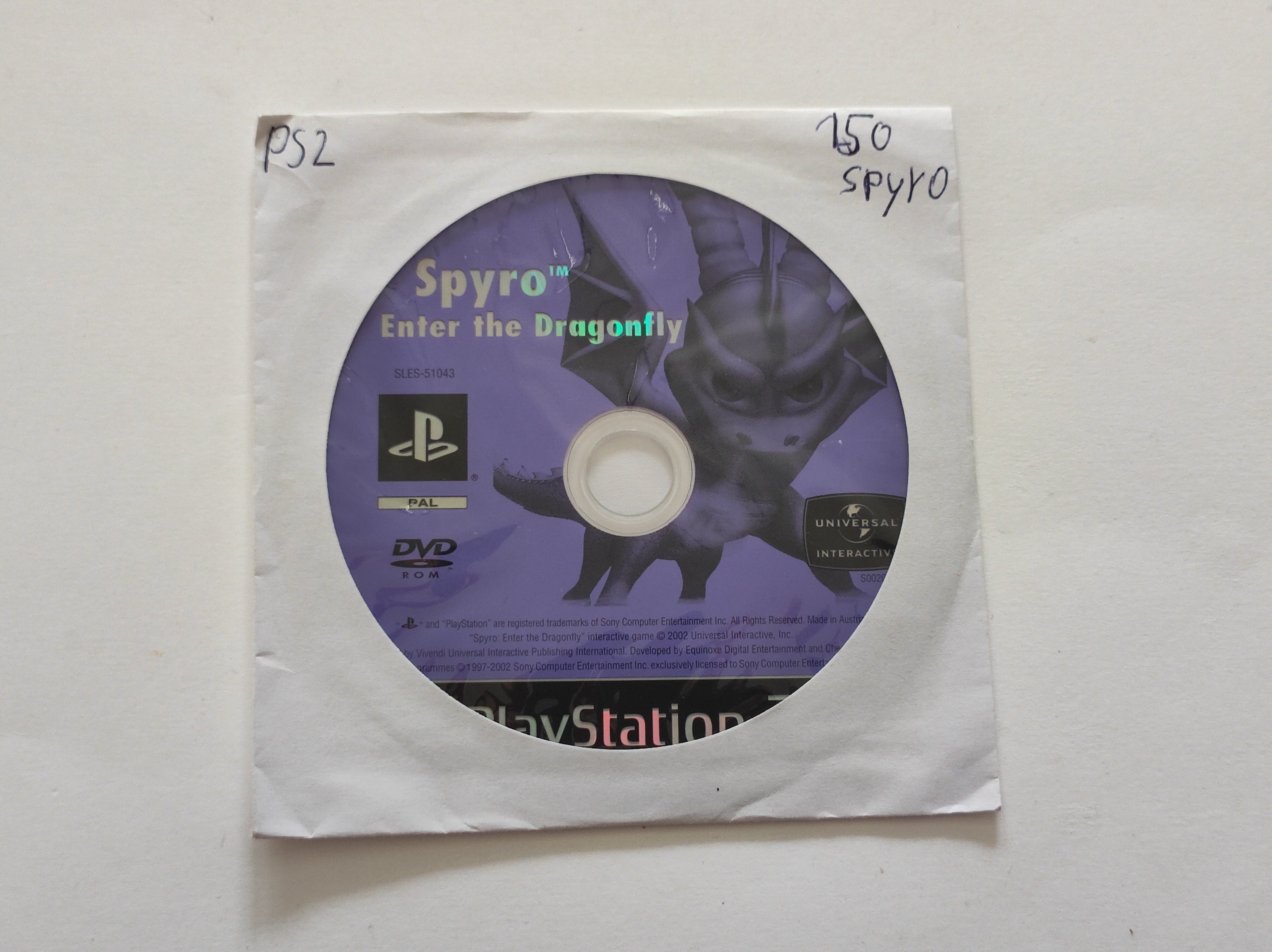 PS2 - Spyro: Enter The Dragonfly