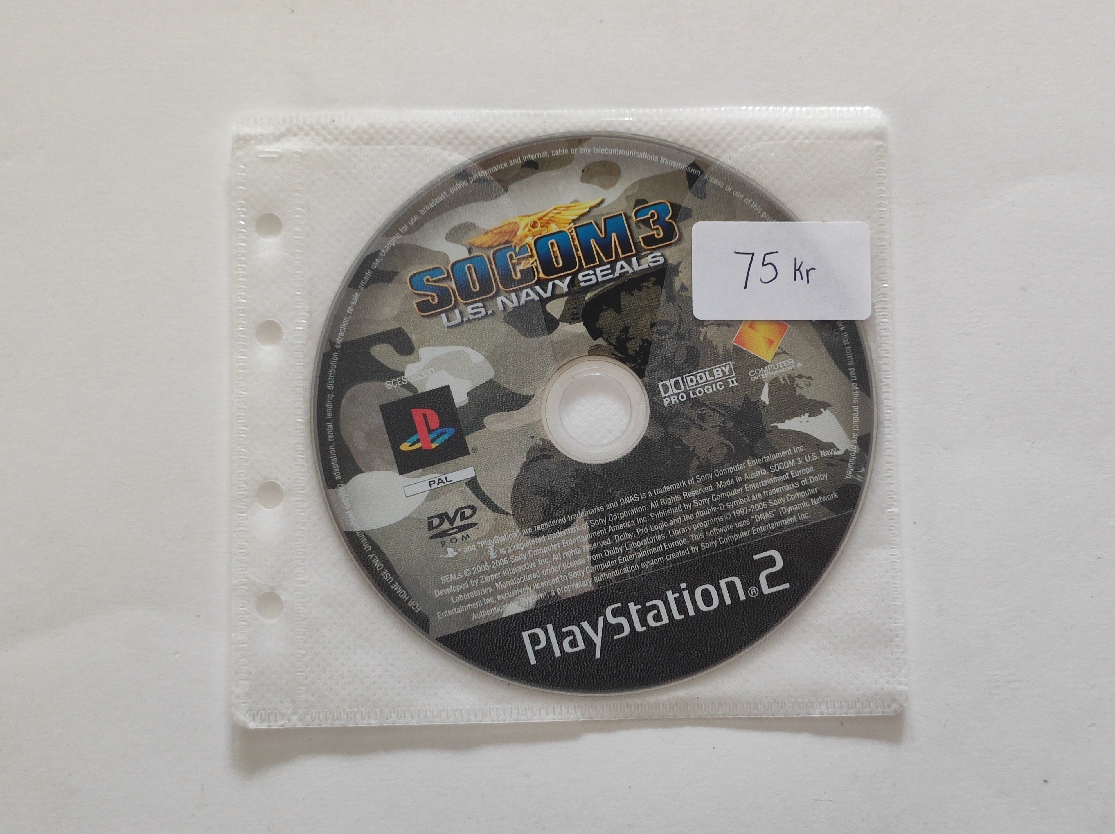 PS2 - Socom 3 U.S. Navy Seals