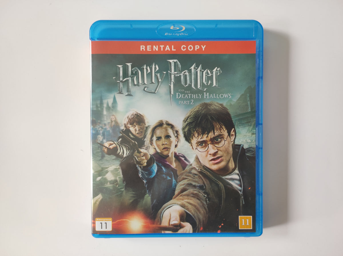BLU-RAY: Harry Potter og Dødsregalierne - Del 2 (Rental Copy)