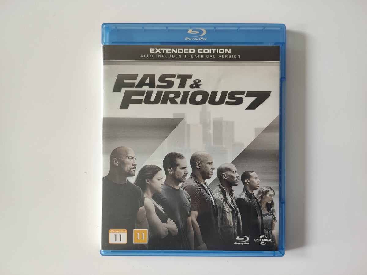 BLU-RAY: Fast & Furious 7 - Extended Edition