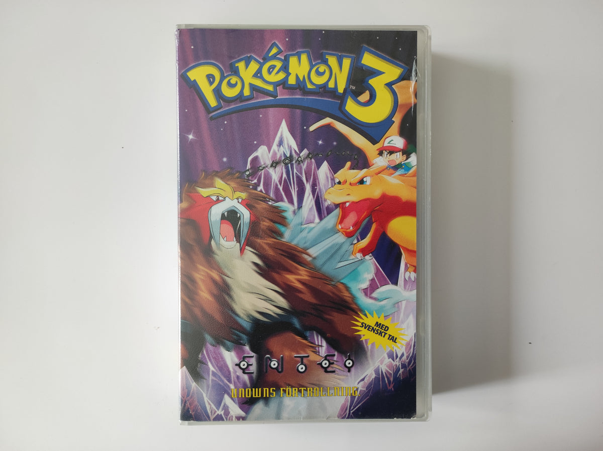 VHS - Pokémon 3: I Det Ukendte Ligger Eventyret Gemt – Svensk Tale