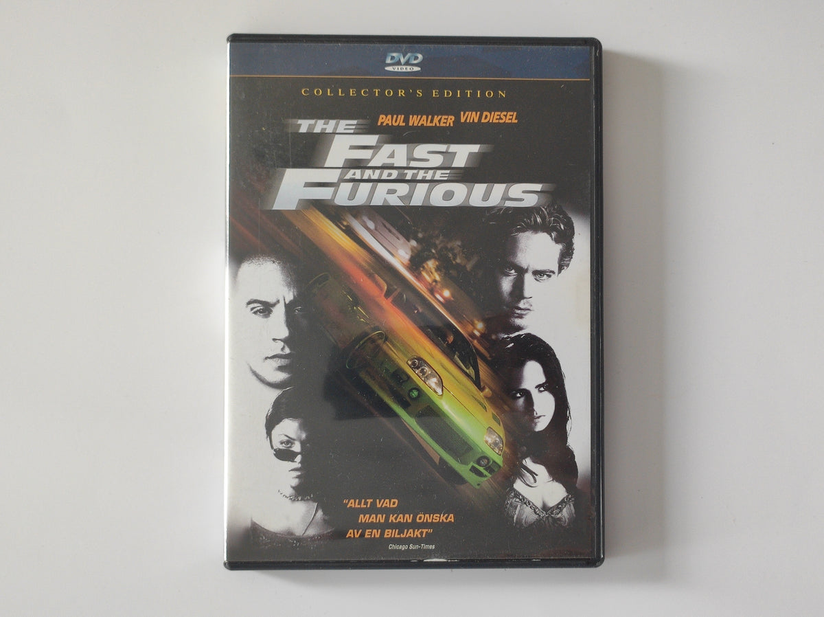 DVD - The Fast and the Furious – Collector's Edition (svensk cover)