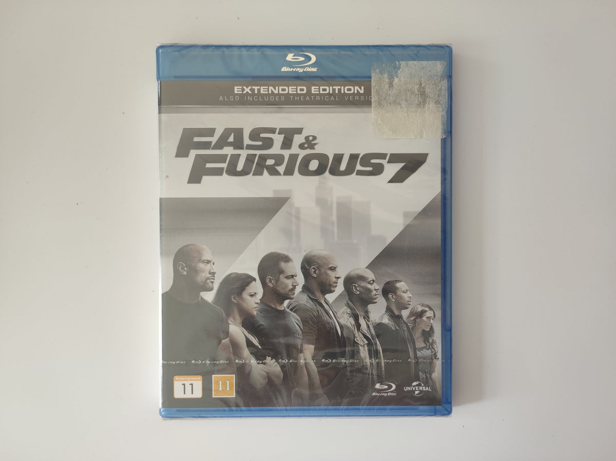 NY BLU-RAY: Fast & Furious 7 – Extended Edition