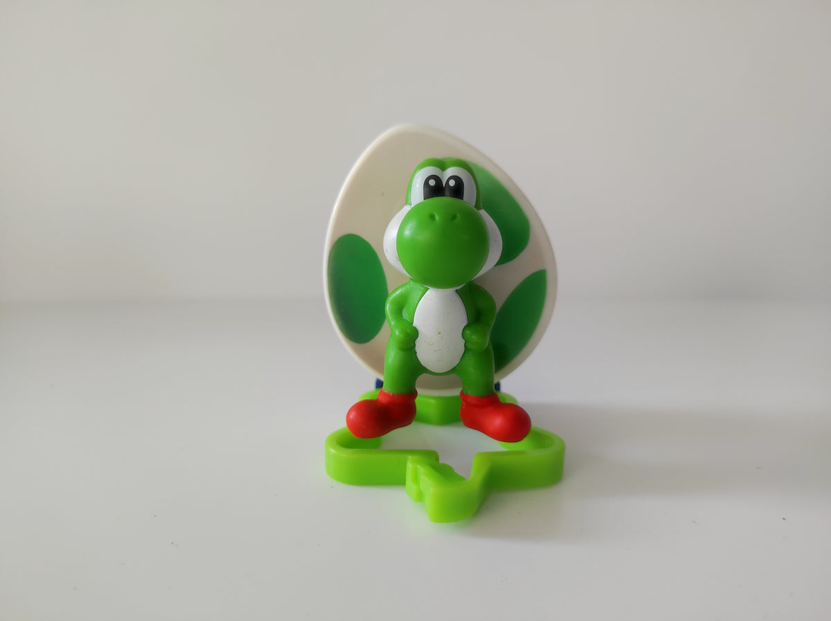 Super Mario – Yoshi Figur Med Æg Og Base