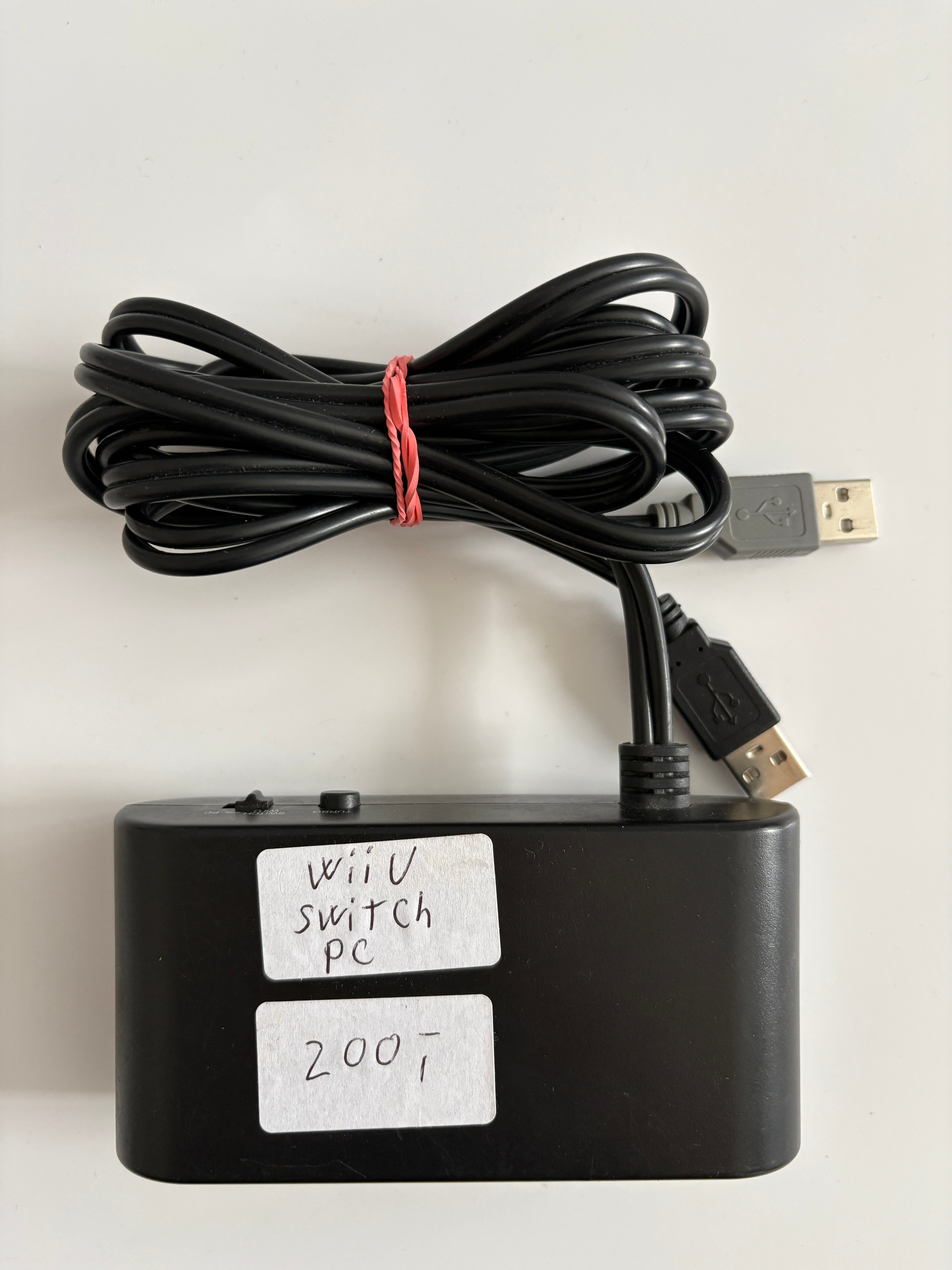 Brugt: GameCube Controller Adapter - Switch, Wii U, PC