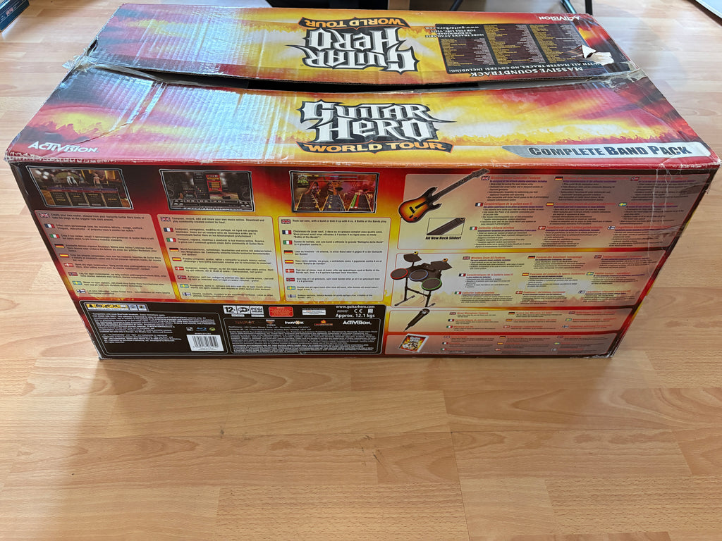 PS3 - Guitar Hero World Tour – Complete Band Pack - Original papkasse