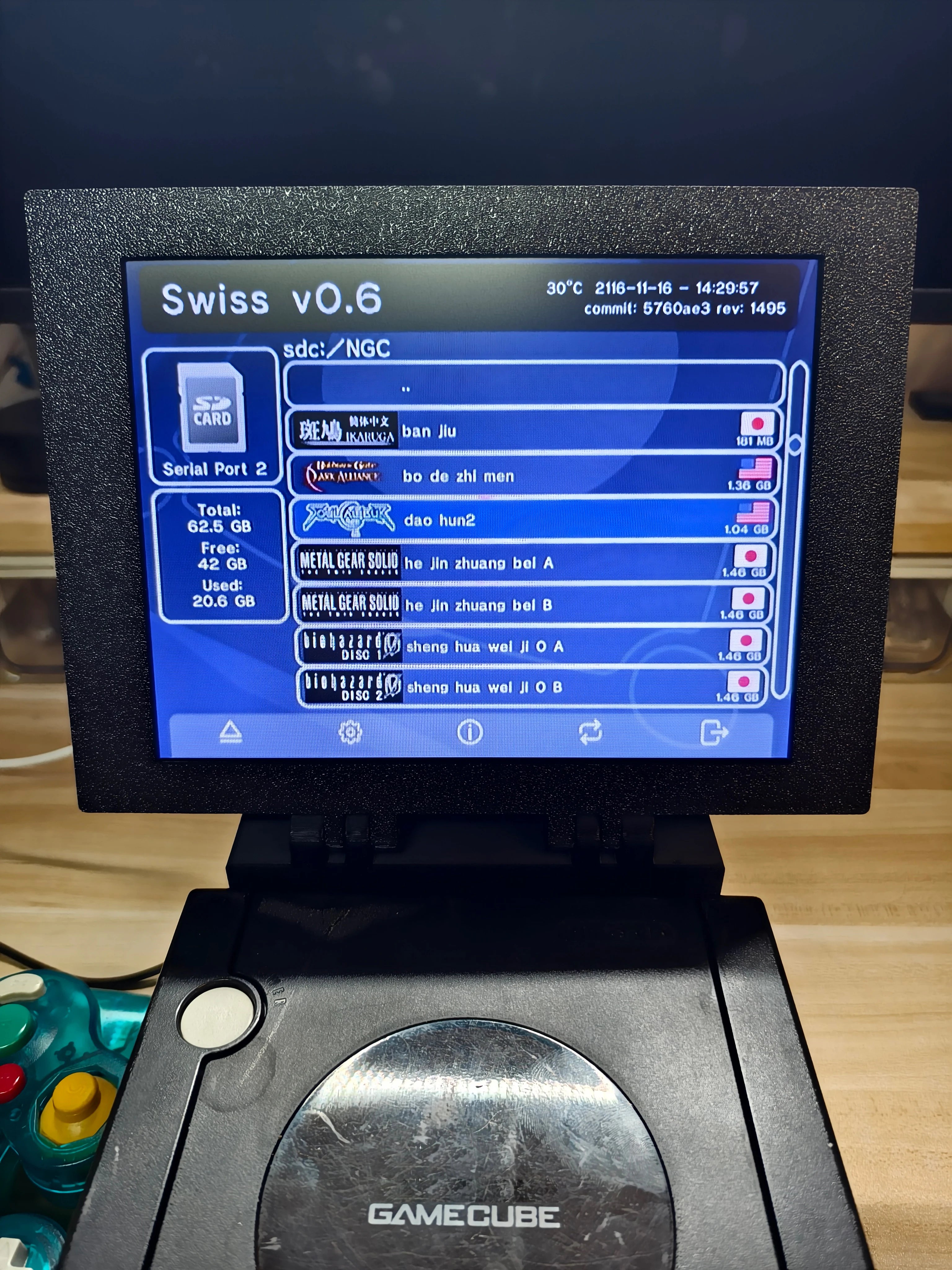 8Inch Gamecube 3D Print Retro Arcade Game Console Portable Display Mini Monitor With Stereo For Gamecube NGC NTSC