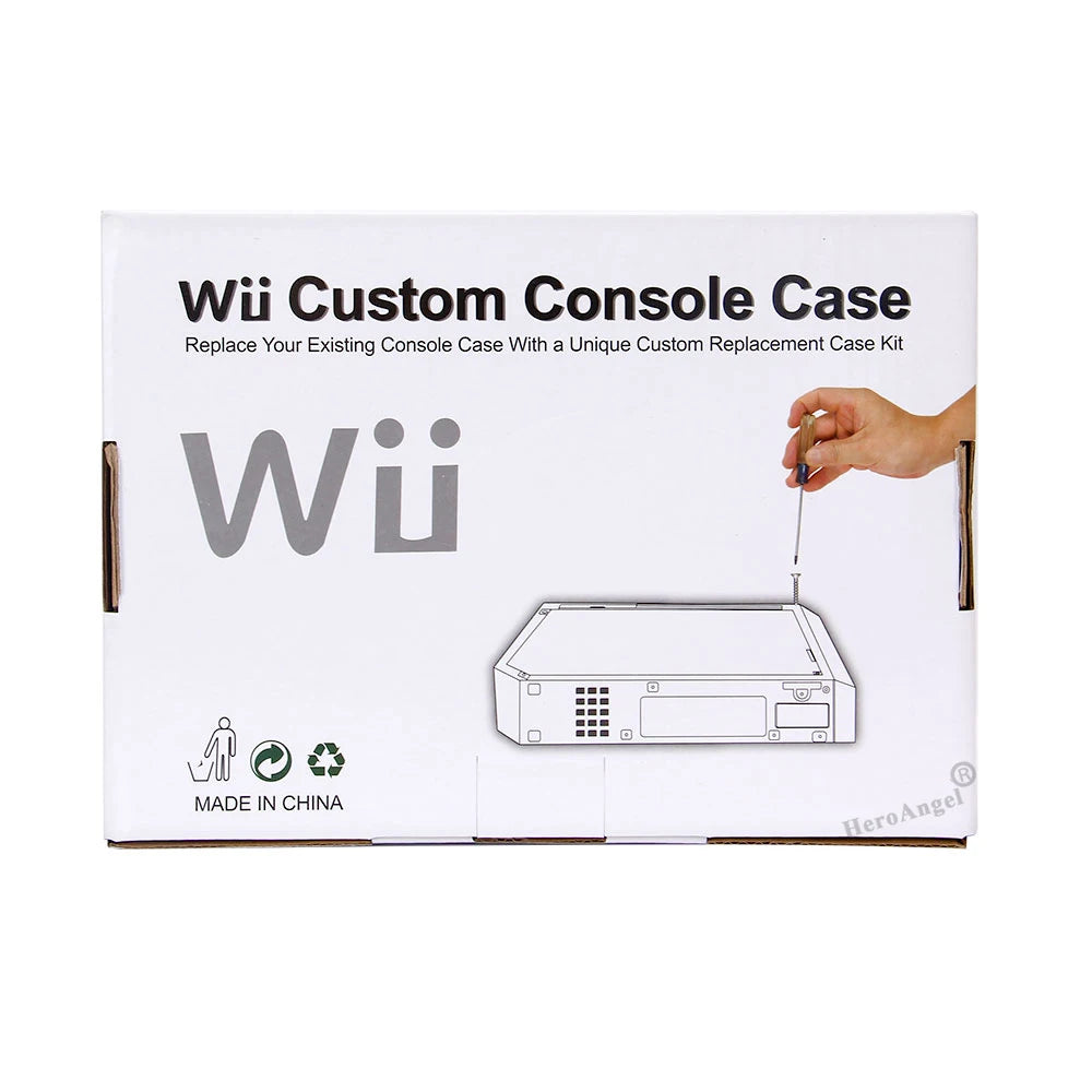 NEW 11 Colors Replacement Full Housing Shell Cover Case with Buttons For Wii Game Console Repair Parts
