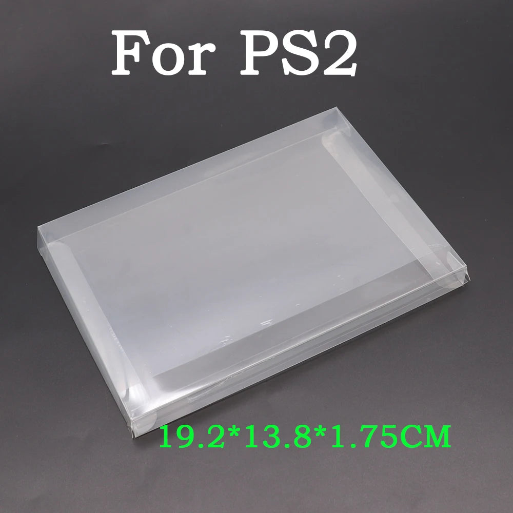 10PCS Clear Transparent Game Cartridge Box Case CIB Games Plastic PET Protector for N64 NES SNES for GB GBA GBC NGPC Switch