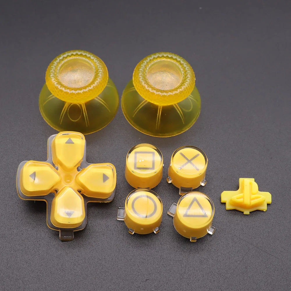 Buttons ABXY & D-pad Trigger Buttons For PS5 Controller Analogue Mushroom Game Head Rocker Home Button Return Back Power Switch