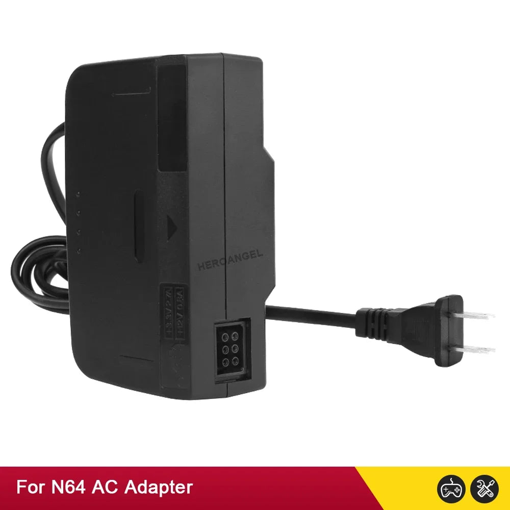 High Quality Wall Charger AC/DC Adapter Power Supply Game Charger For N64 Console AC Adaptor EU/US Plug Dropshipping