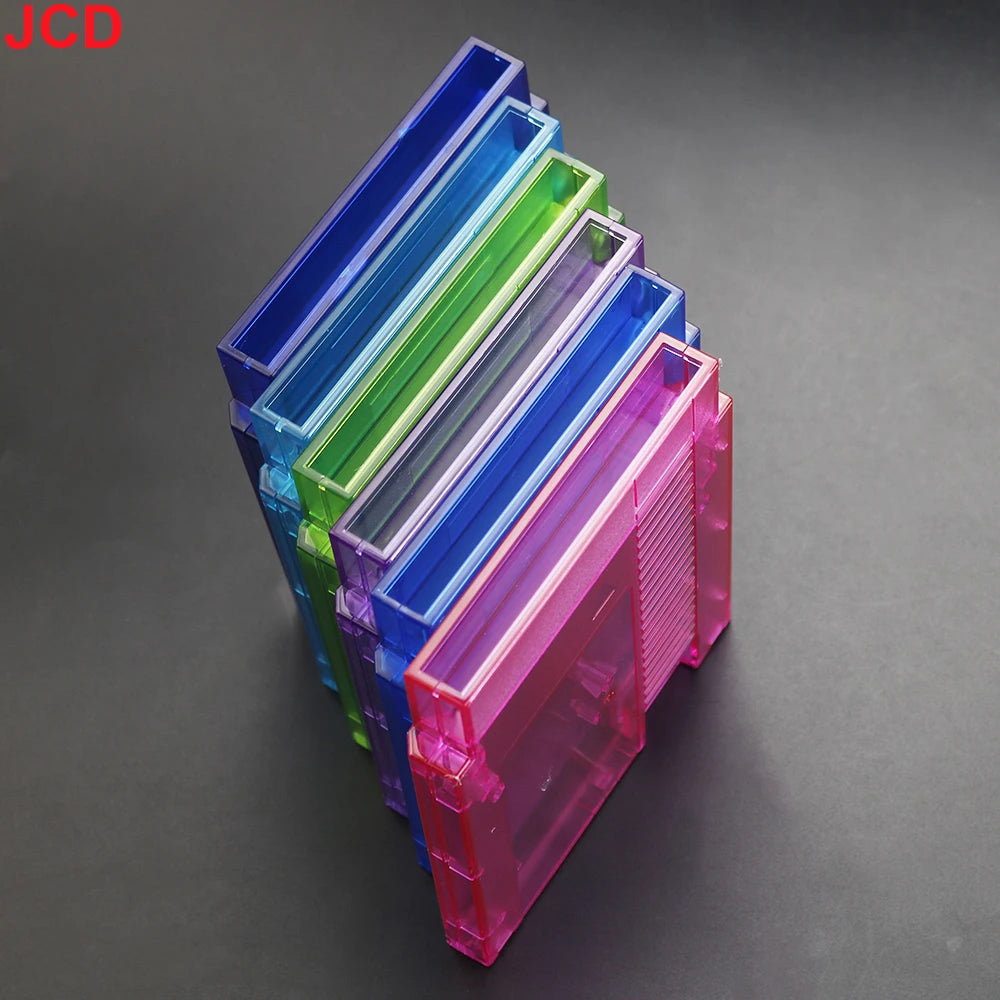 1pcs 72 Pin Game Card Box Game Cartridge Replacement Shell For NES For Entertainment System Cover Plastic Hard Case with 3 scre