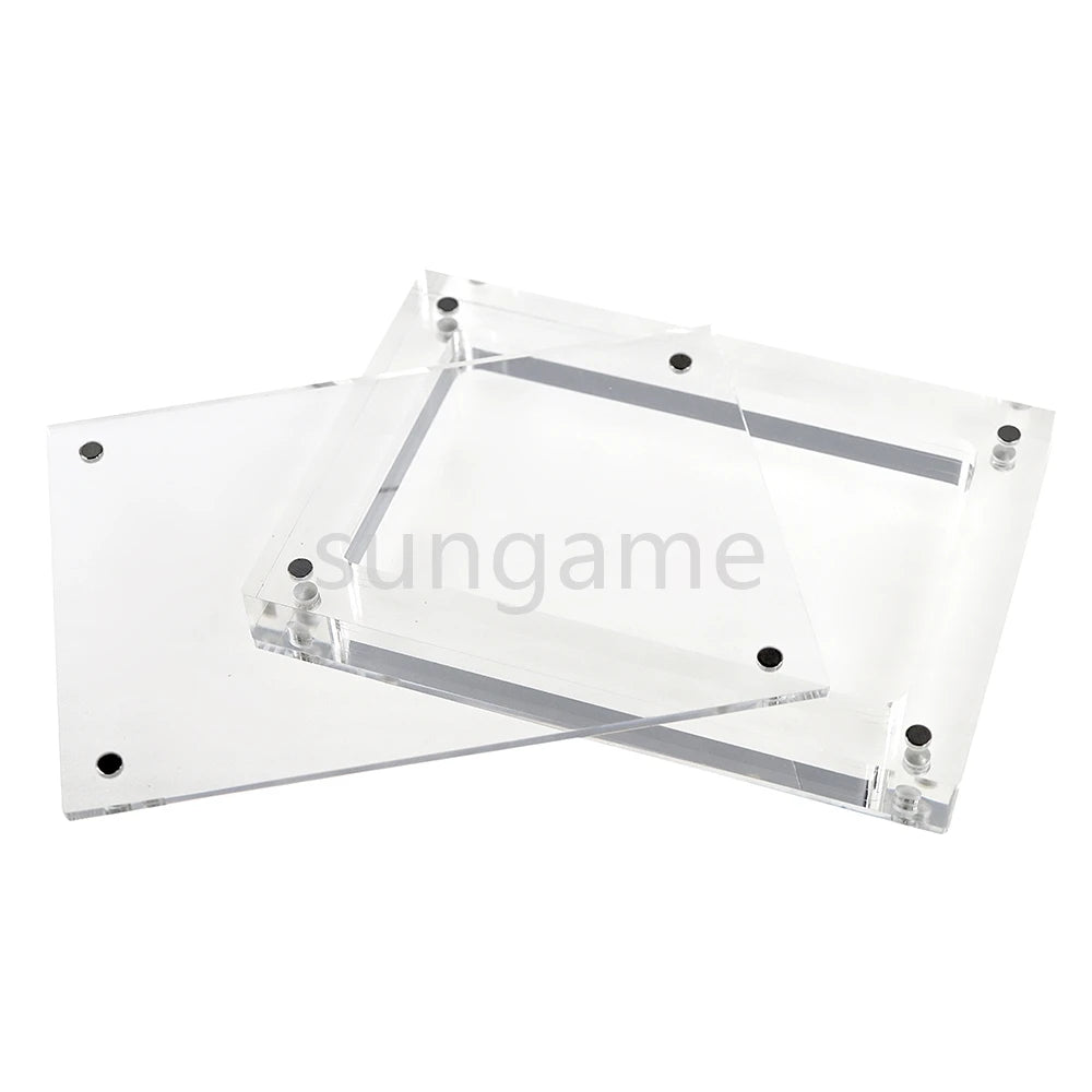 1set High Transparency Acrylic Magnetic Cover Console Storage Display Box for Gameboy GB GBA GBC GBM GBP GBA SP GW