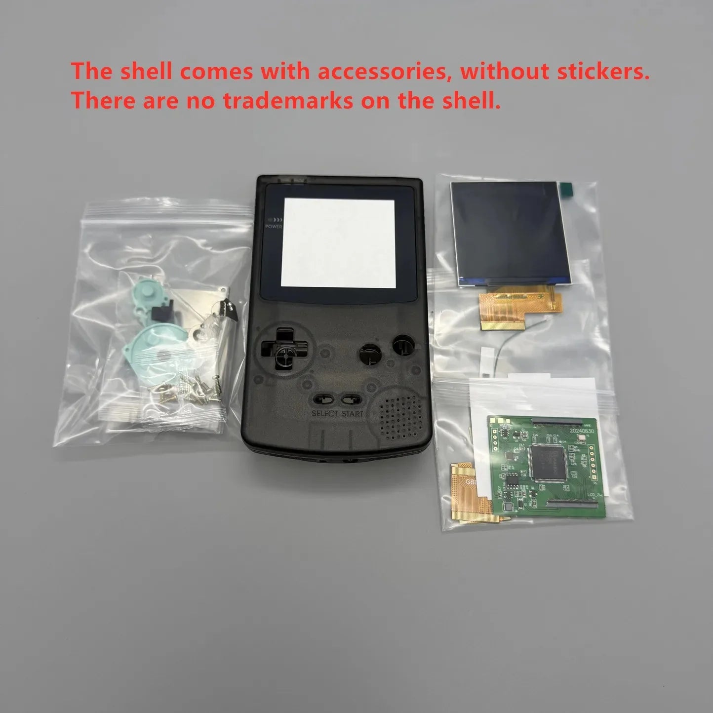 2.6 Inch IPS LCD Screen + New Housing for Gameboy Color GBC Console, Supports Pixel Display