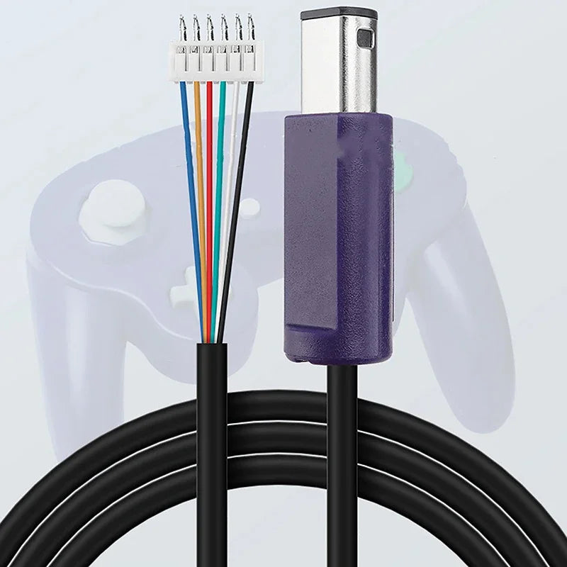 GameCube/NGC Controller Extension Cable 1pc Replacement Cord for Retro Gaming, Console Accessories, Gamepad Handle Repair