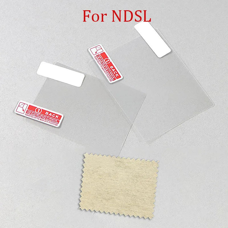 Clear Protective Film For NDS DSi NDSi XL LL NDSL DS Lite Top+Bottom LCD Screen Protector For 2DS 3DS XL LL New 3DSLL 3DSXL 1Set