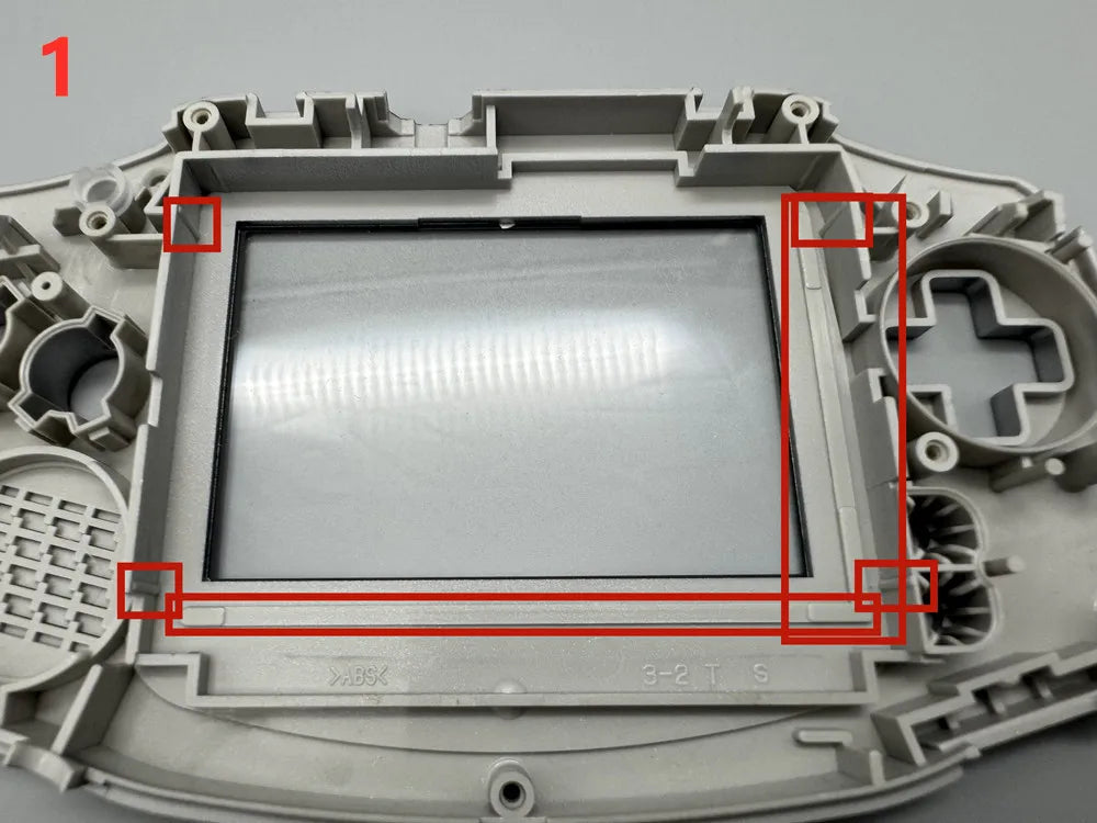 2.9 "original Size IPS High Brightness LCD Screen For Gameboy Advance GBA Support Pixel Mode Display Warm light Screens