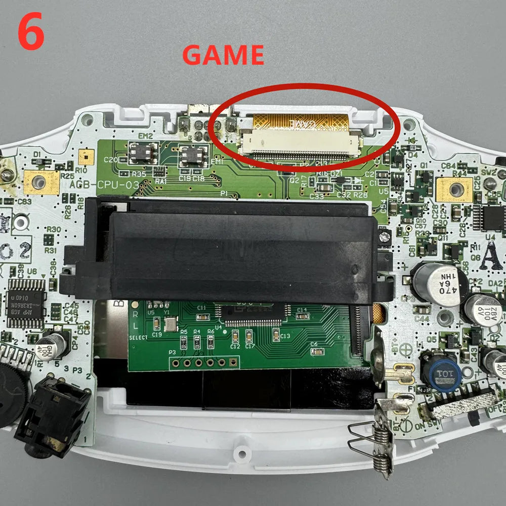 2.9 "original Size IPS High Brightness LCD Screen For Gameboy Advance GBA Support Pixel Mode Display Warm light Screens
