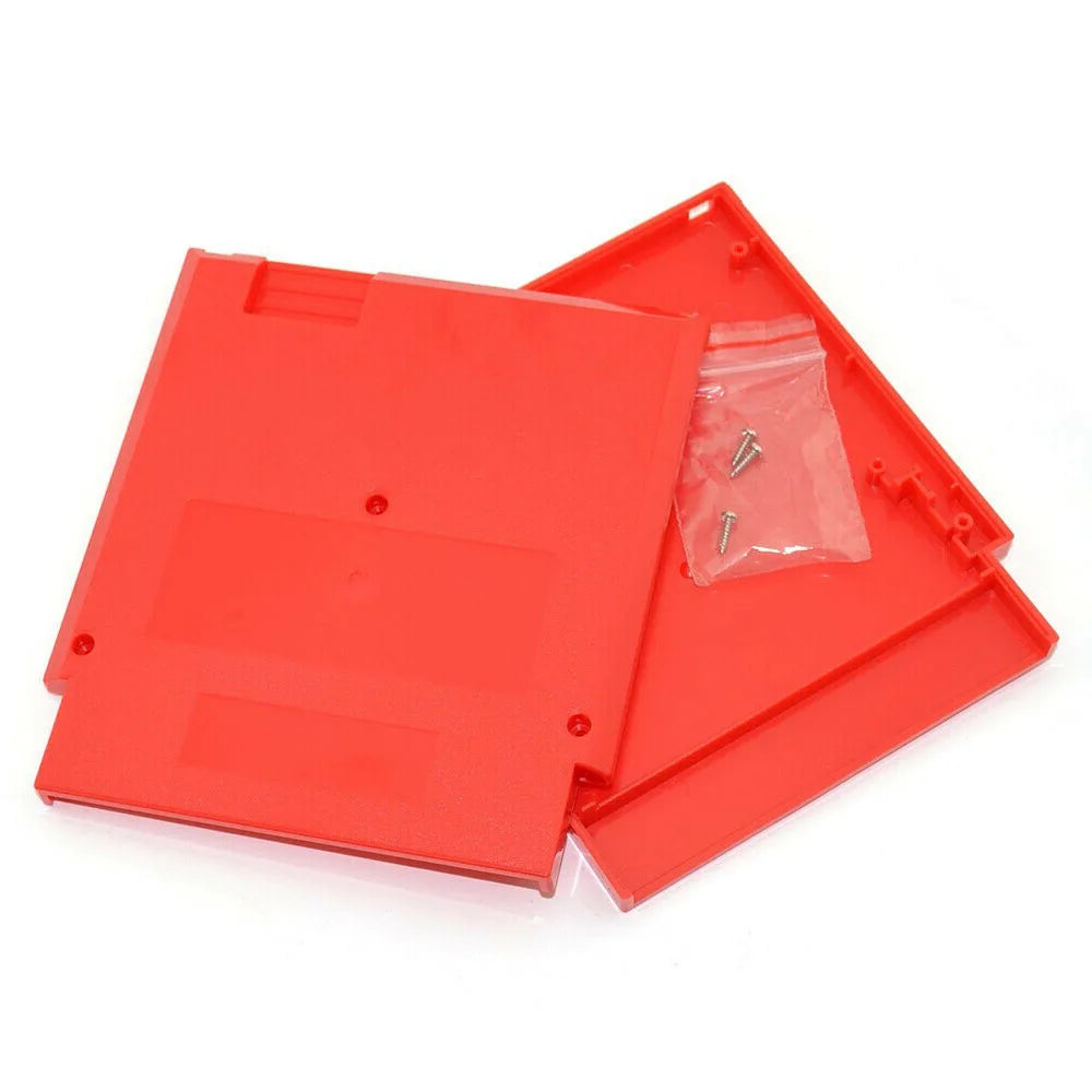 Hard Plastic Case Cartridge Shell Cover For NES 60Pin To 72Pin Game Card Replacement Shell With 3 Screws