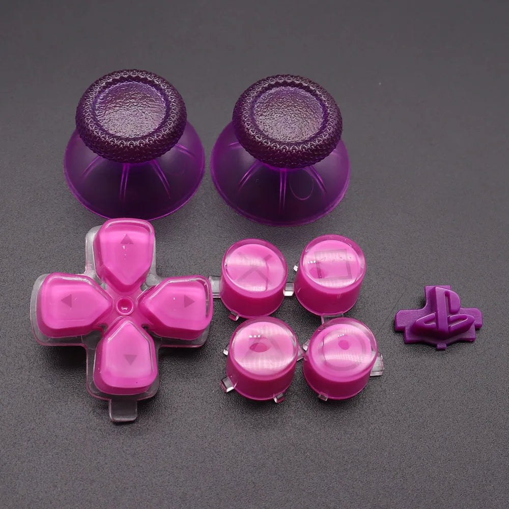 Buttons ABXY & D-pad Trigger Buttons For PS5 Controller Analogue Mushroom Game Head Rocker Home Button Return Back Power Switch