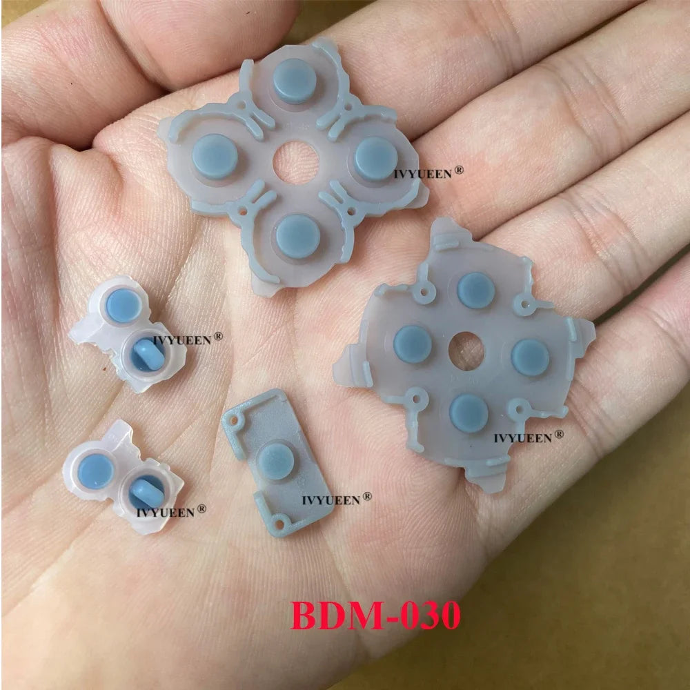 IVYUEEN for PlayStation 5 PS5 Controller L1 R1 L2 R2 Trigger Buttons Analog Stick Conductive Rubber Repair for Dualsense V2 V3